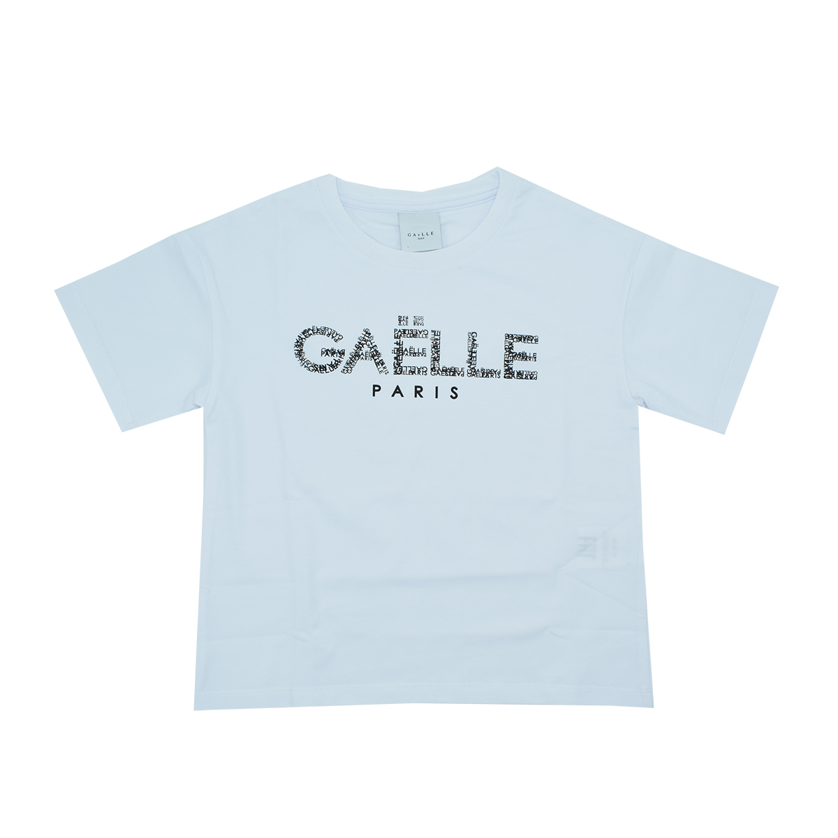 Gaelle Bambina T-shirt Per Ragazza Logo Nero.-Angelsbimbi