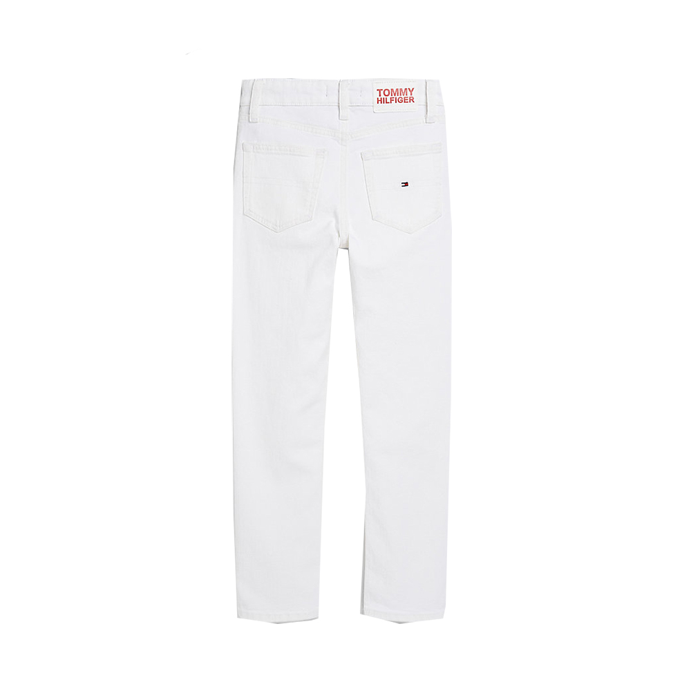 Tommy Hilfiger Bambino Denim Bianco Per
