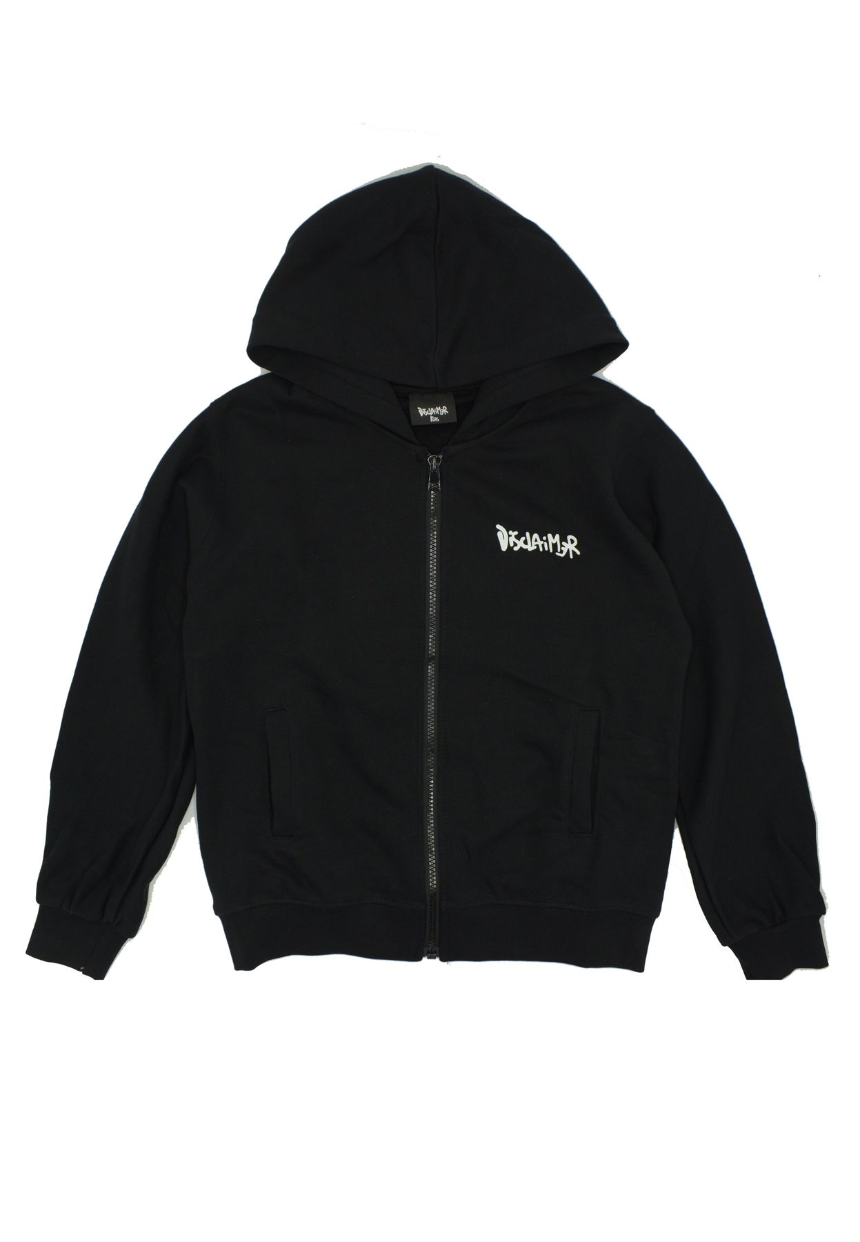 Varsany Felpa Bambina Con Cappuccio 'Smiley Stars' – Morbida, Scritta Inglese, Black Clear X-Large - 3