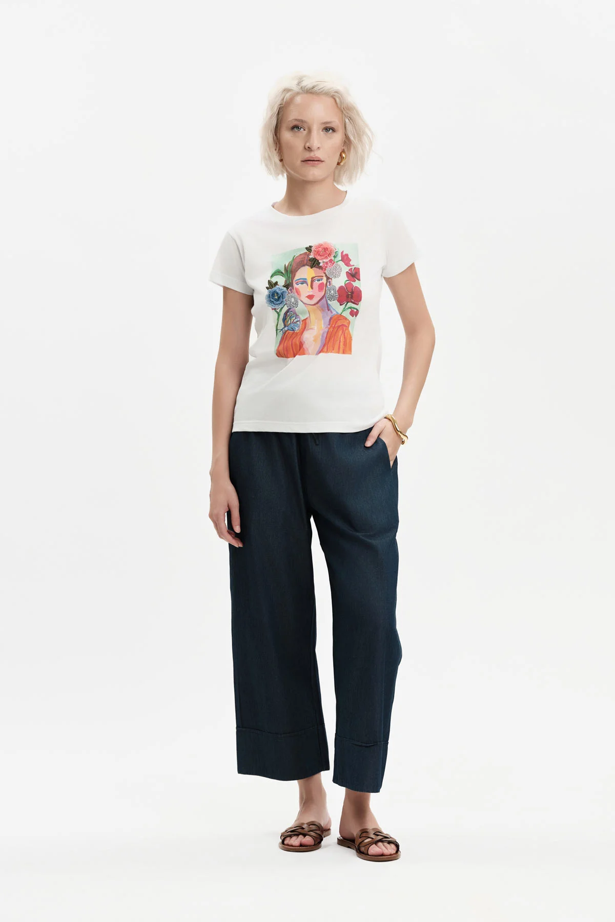 WHITE WISE T-shirt Donna