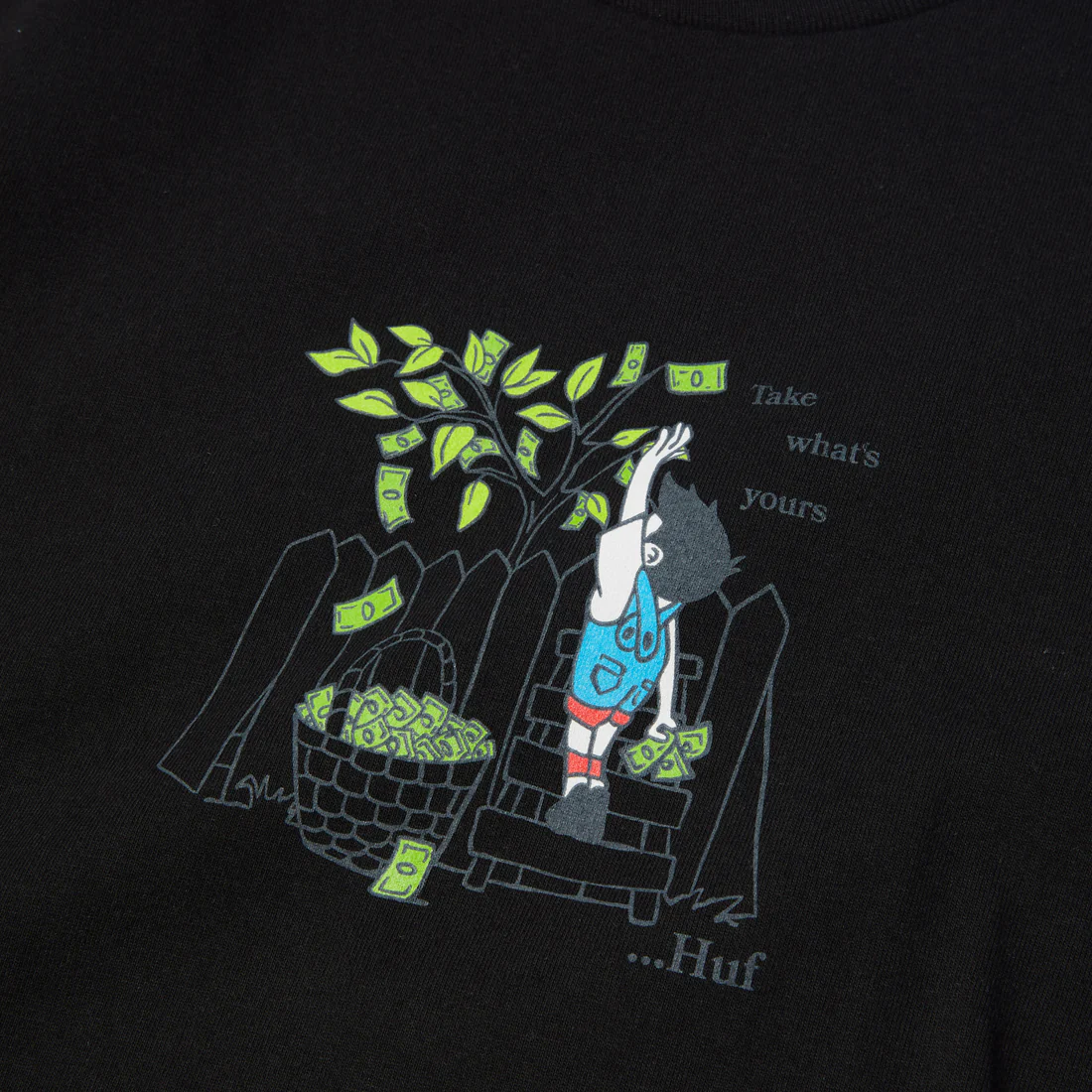HUF WORLDWIDE T-SHIRTS