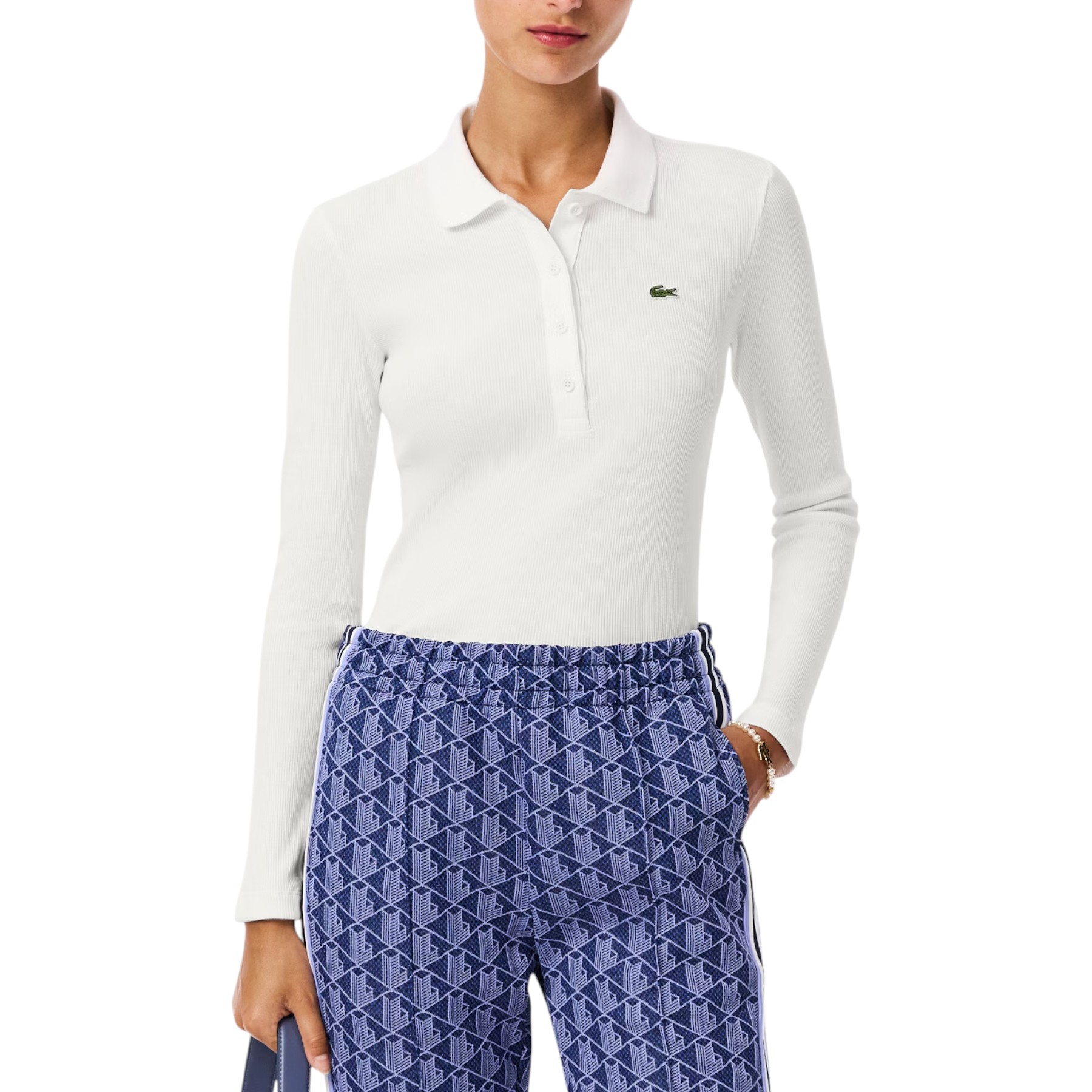 LACOSTE POLO L/S DONNA