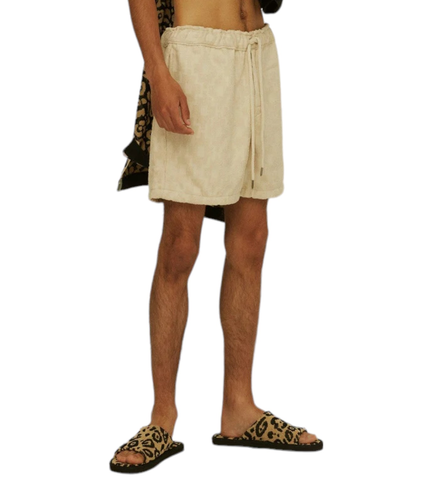 OAS BEIGE MACHU TERRY SHORTS