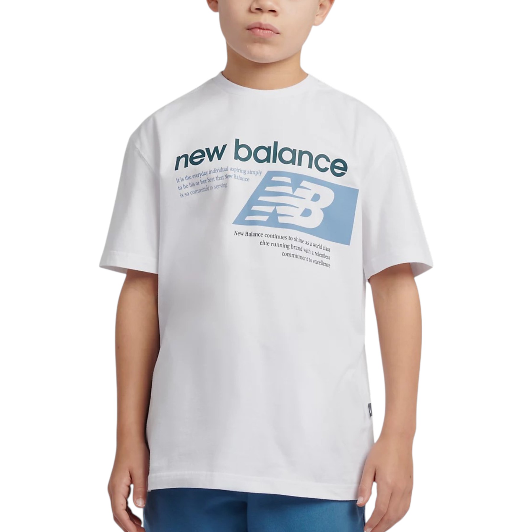 NEW BALANCE T-SHIRT BAMBINO/BAMBINA