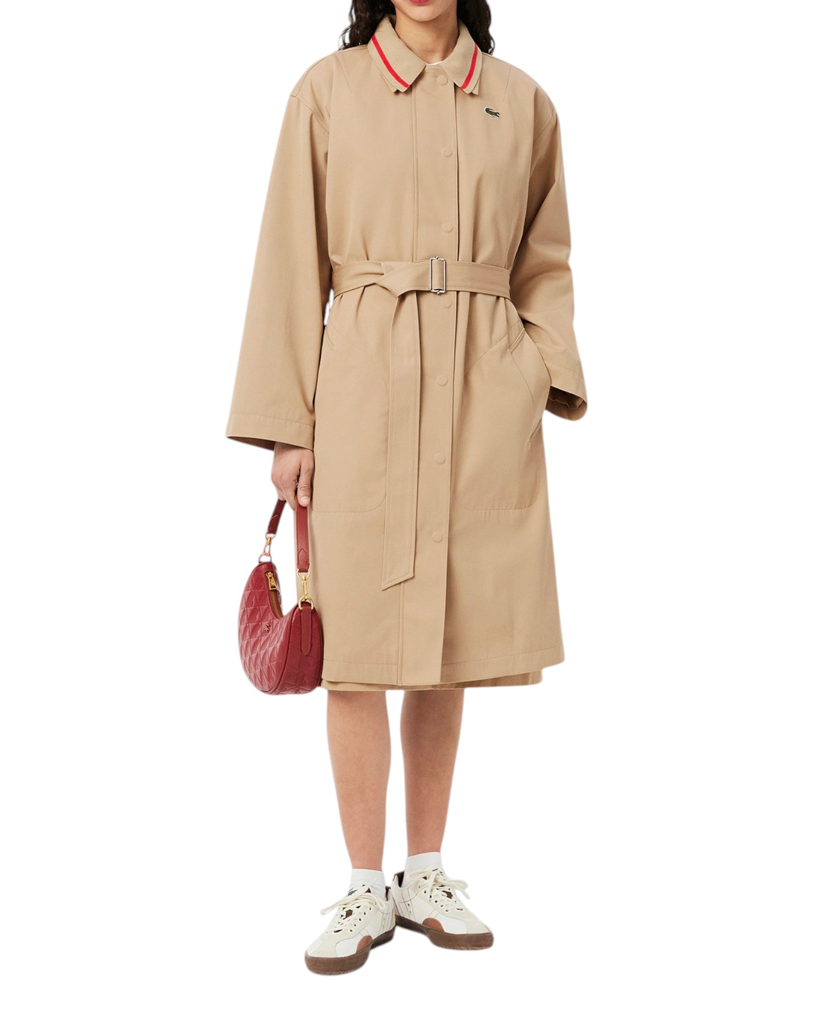 LACOSTE TRENCH COAT DONNA