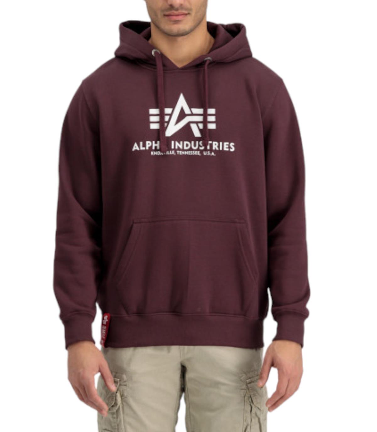 ALPHA INDUSTRIES FELPA Uomo