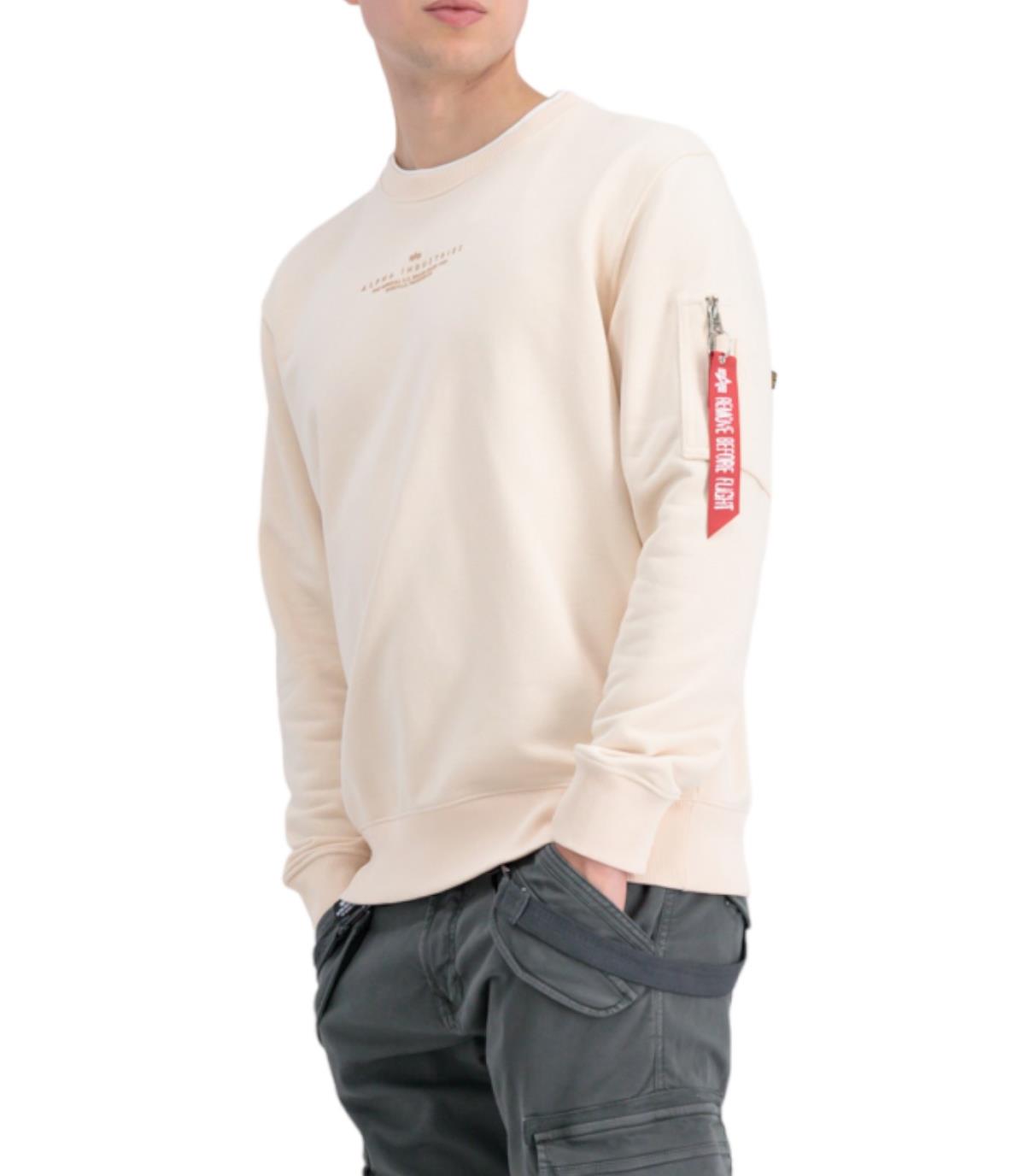 ALPHA INDUSTRIES FELPA Uomo