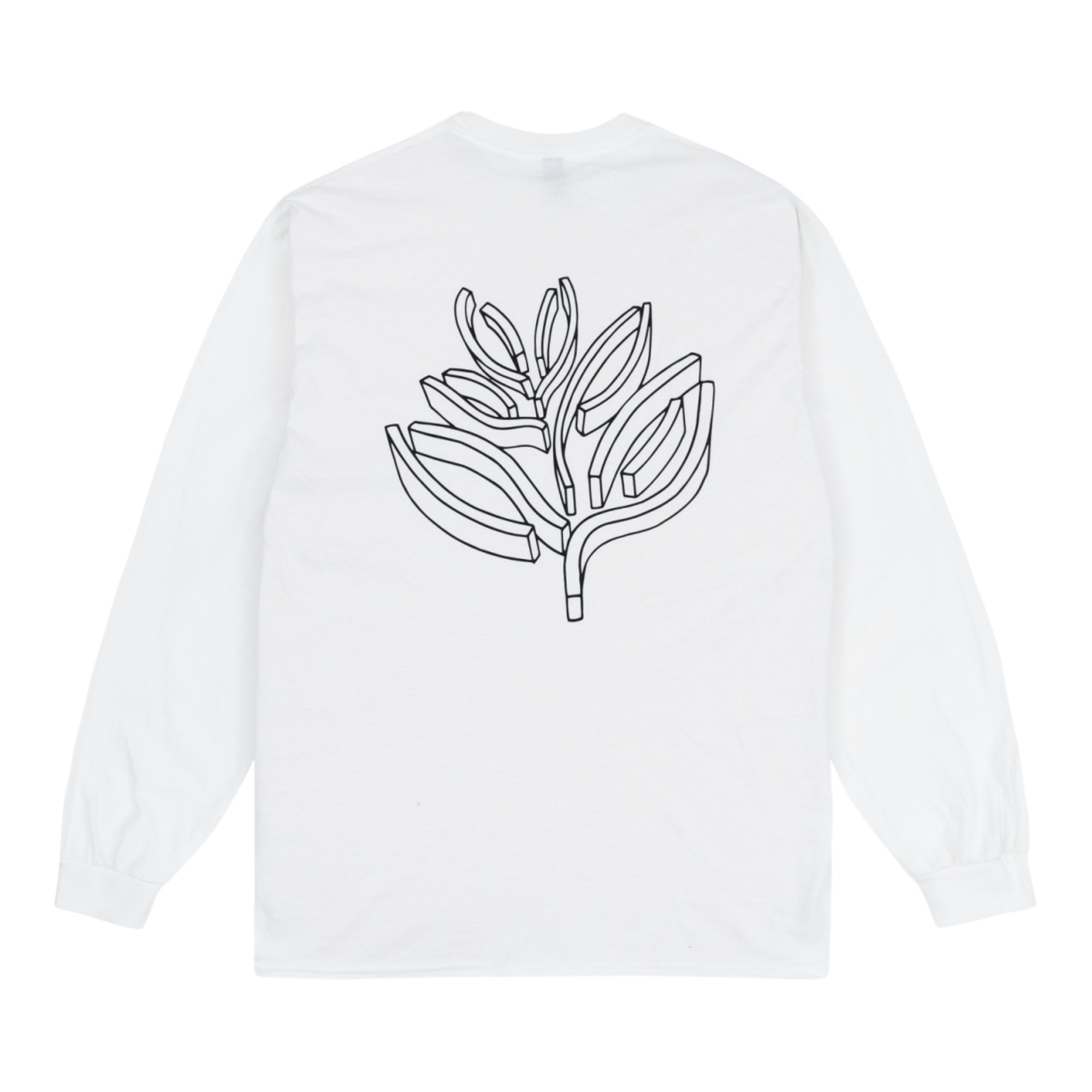MAGENTA SKATEBOARD L/S T-SHIRT