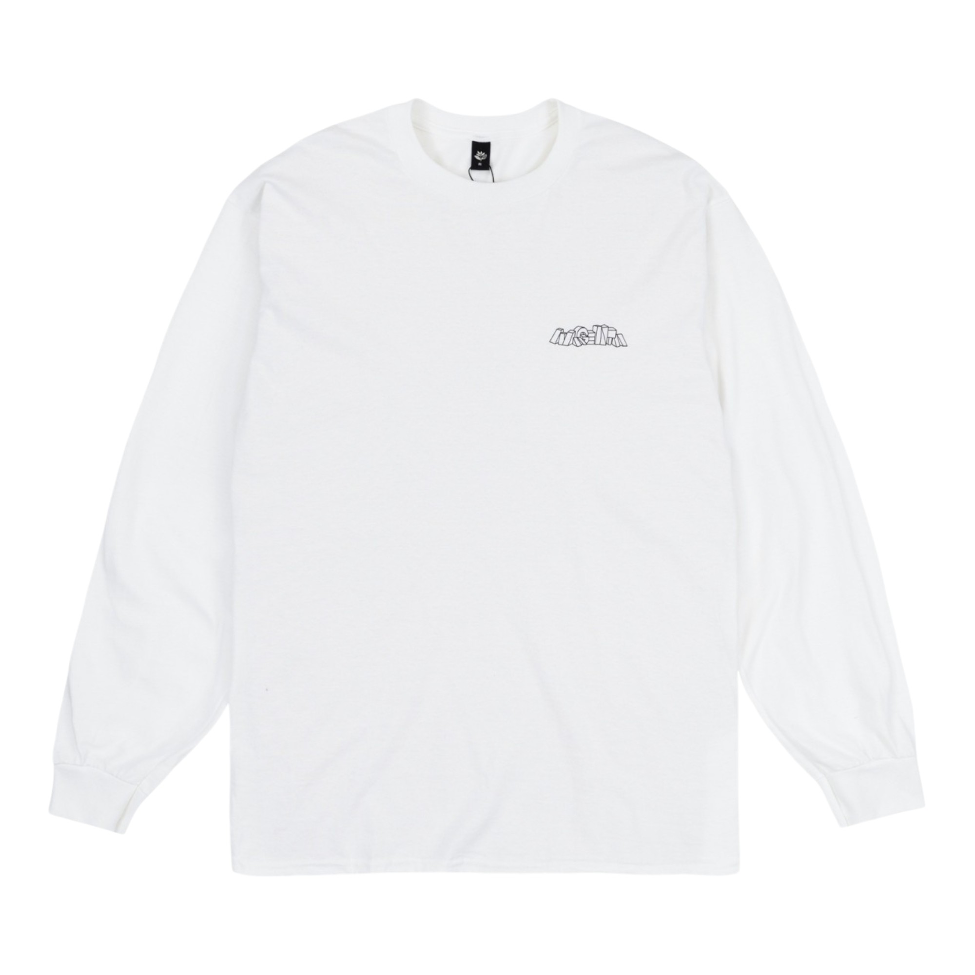MAGENTA SKATEBOARD L/S T-SHIRT