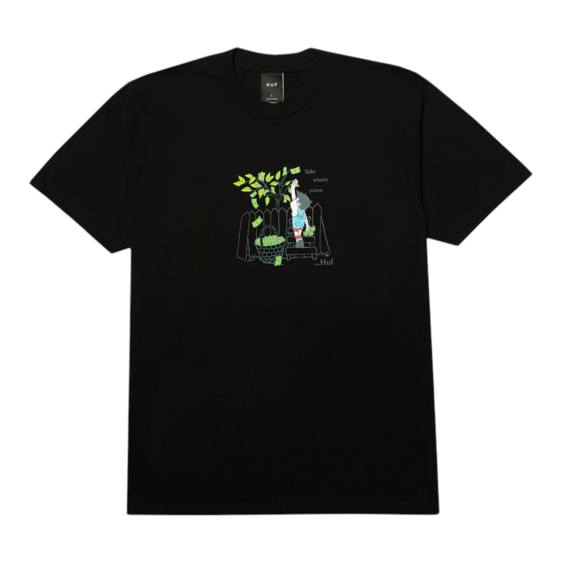 HUF WORLDWIDE T-SHIRTS