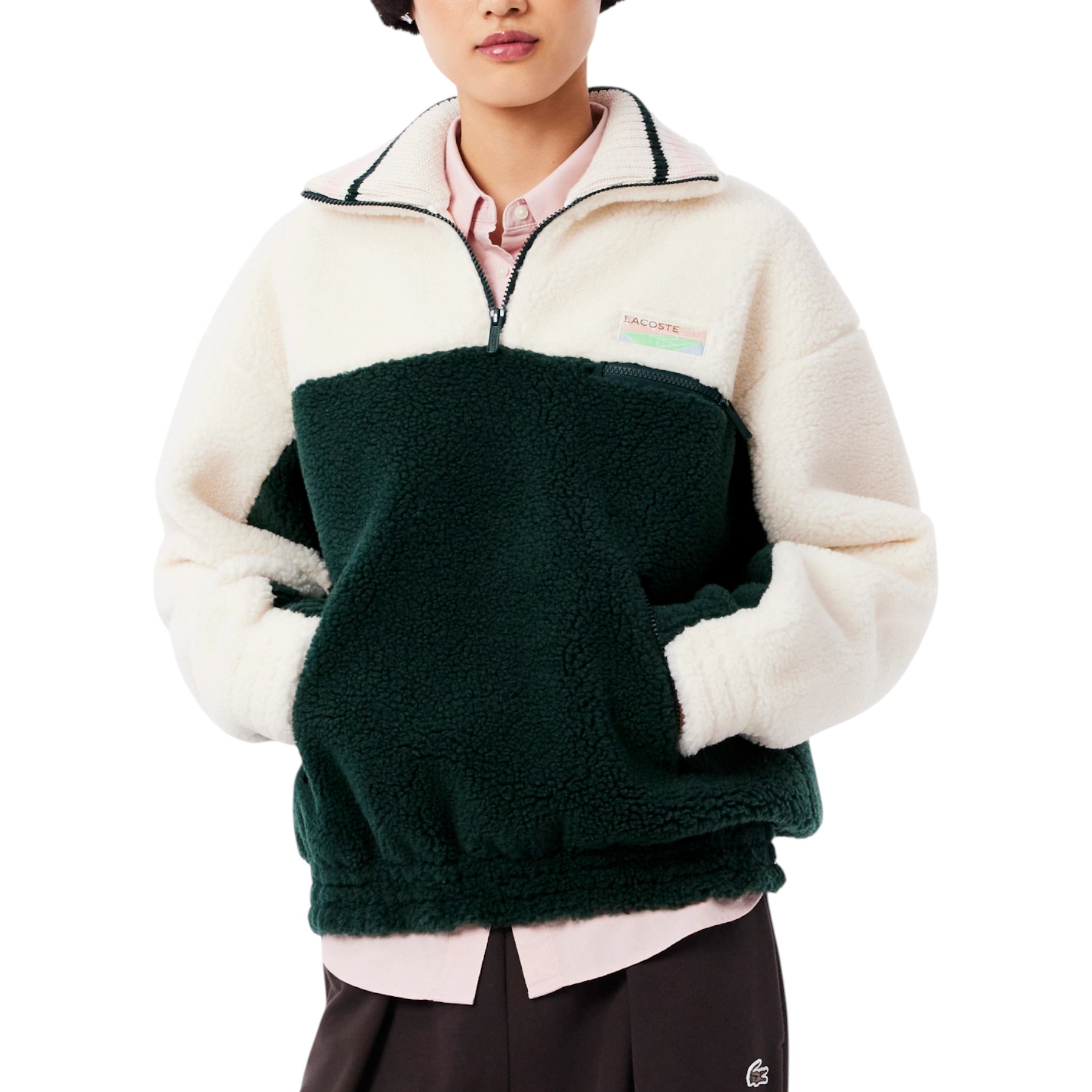 LACOSTE FELPA DONNA