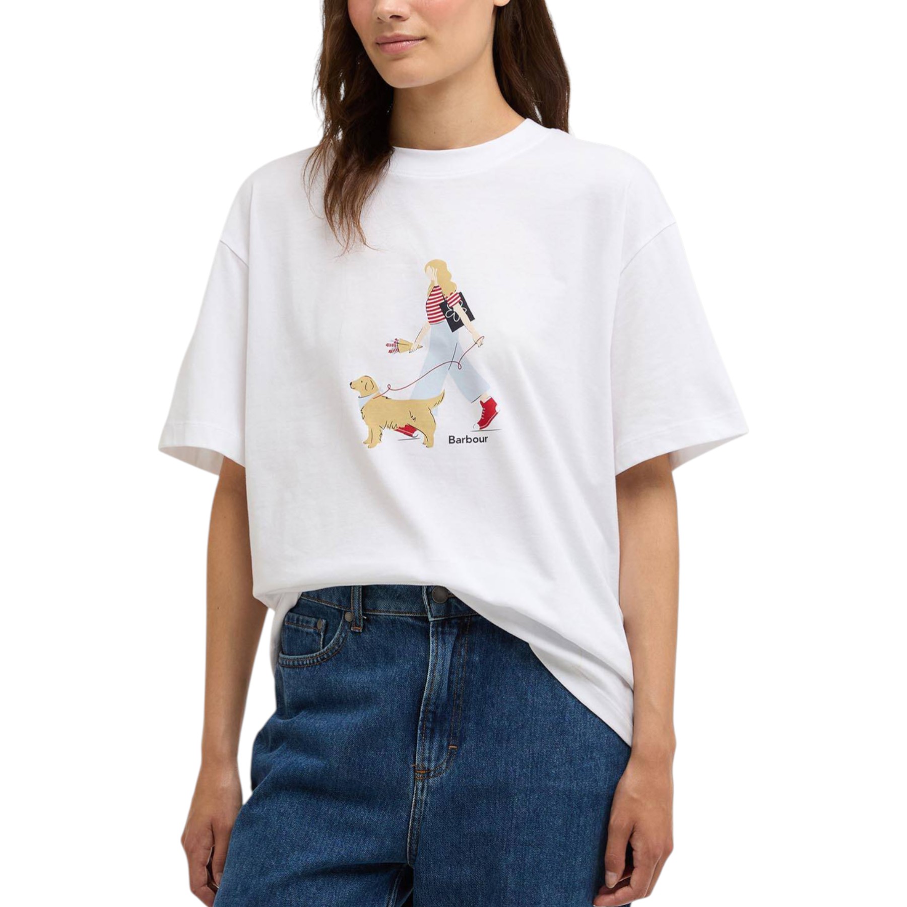 BARBOUR T-SHIRT DONNA