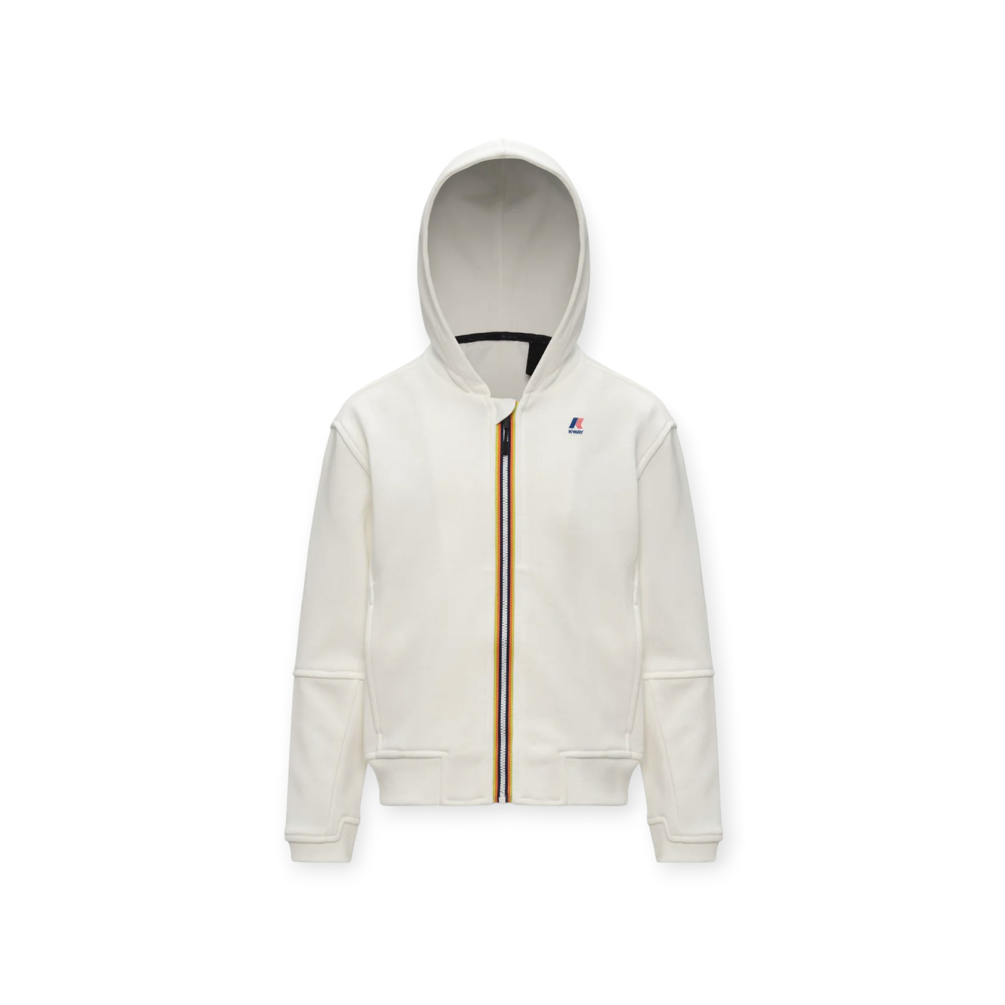K-way felpa full zip con cappuccio K2142RW