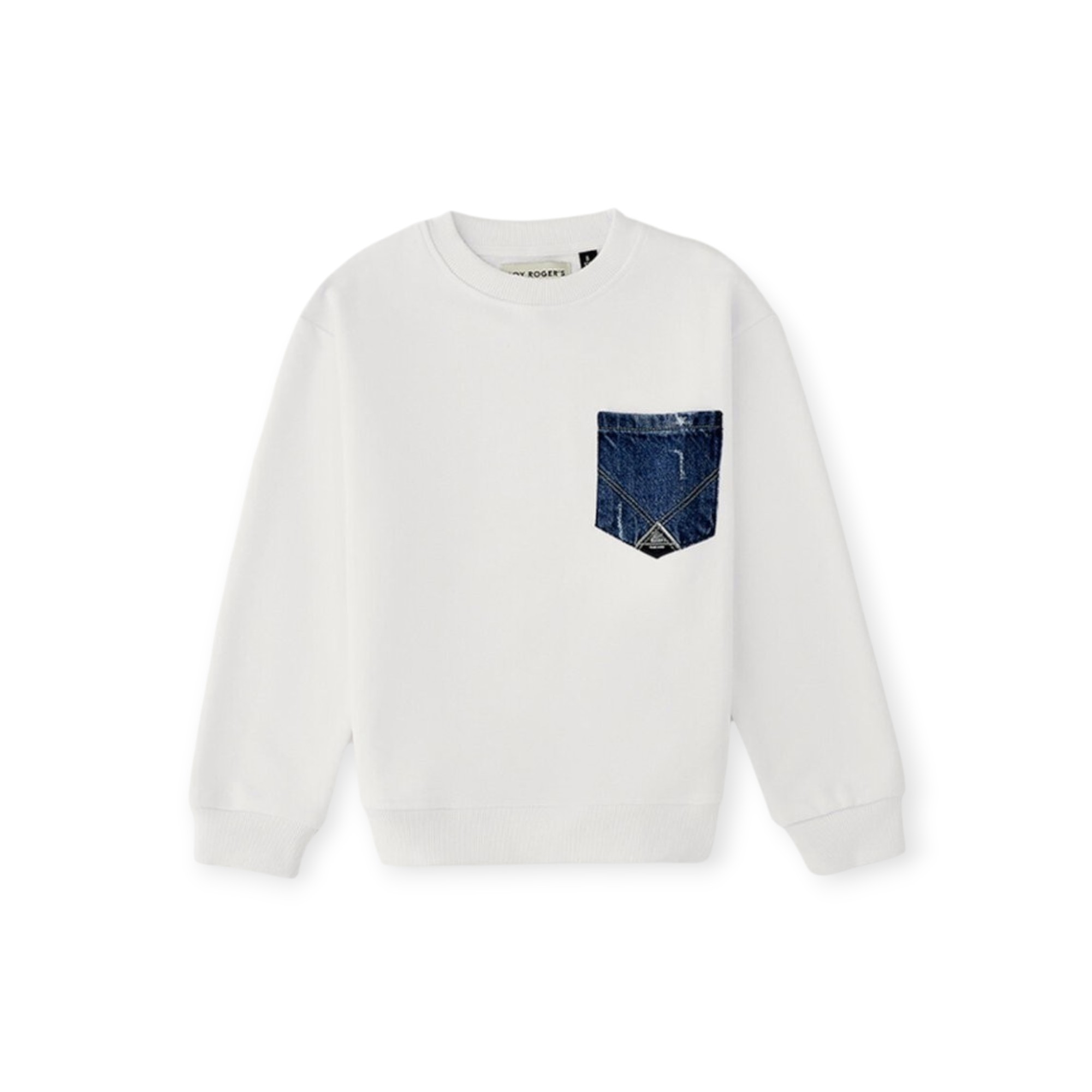 Roy roger's felpa girocollo RG100