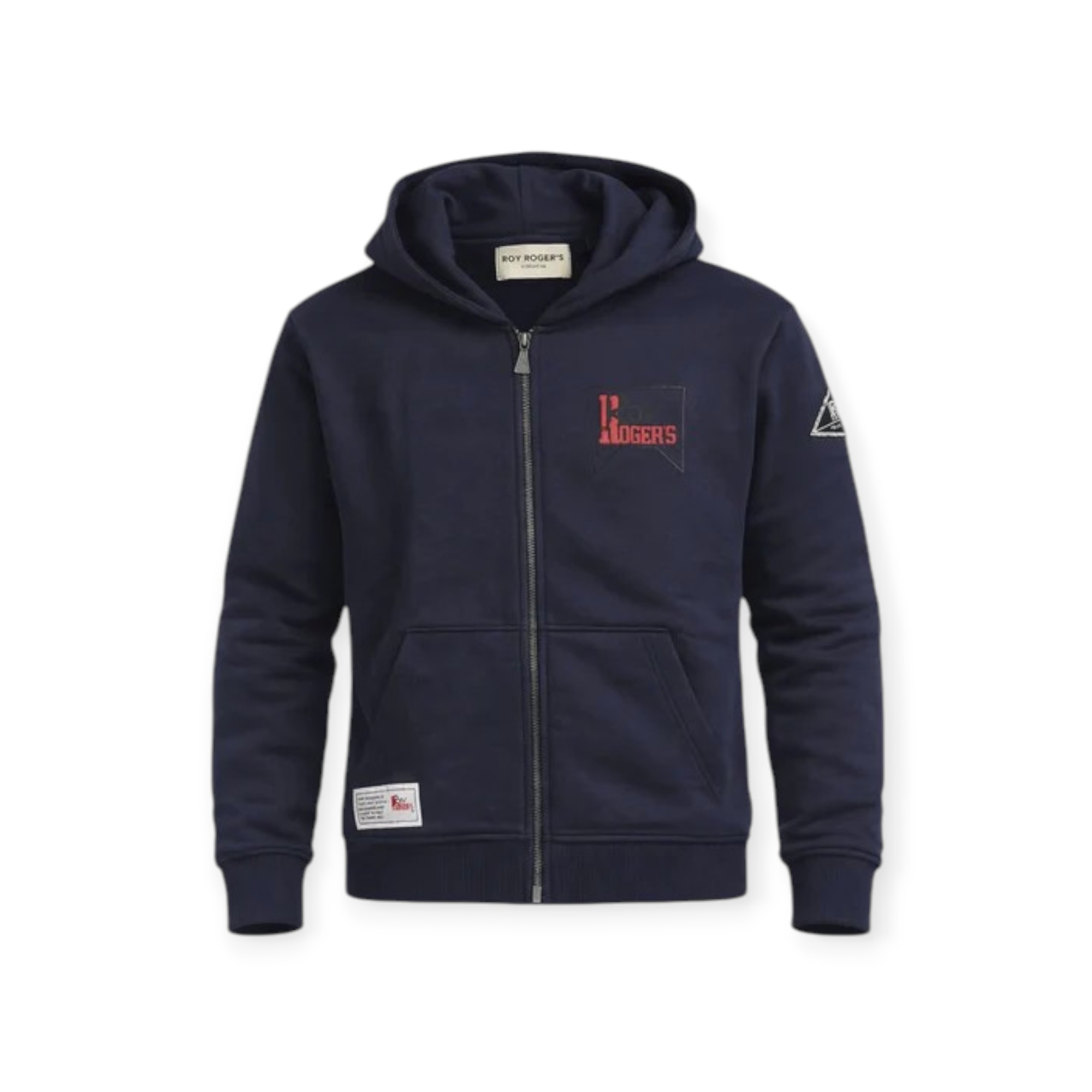 Roy roger's felpa full zip con cappuccio RG101