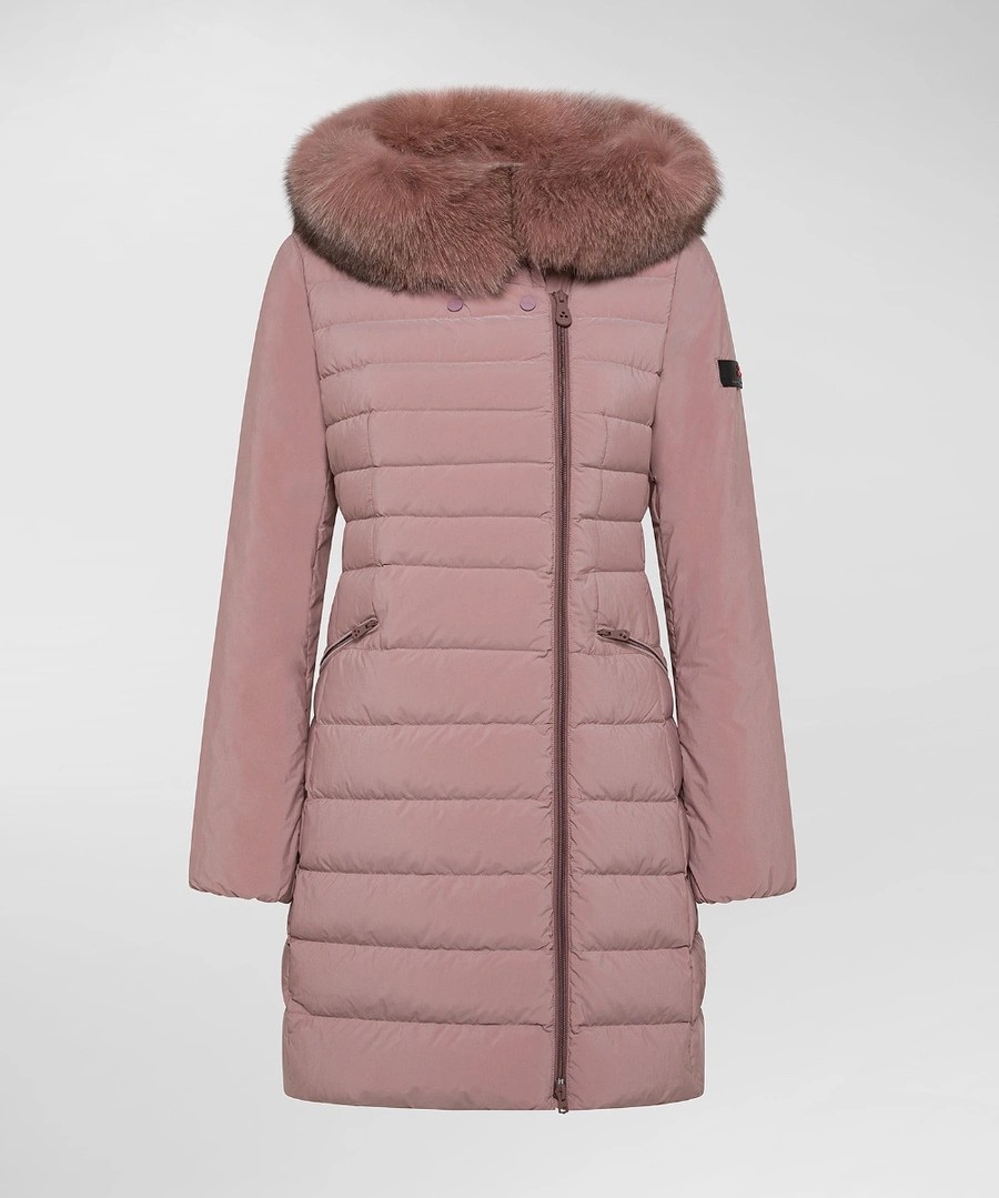 Peuterey Piumino Donna Ped365701190986 SERIOLA ML 04 FUR Pelle e