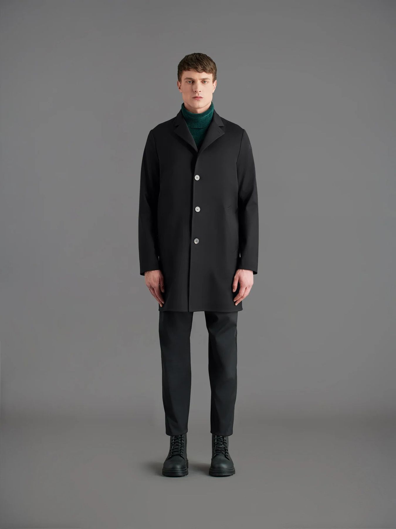 Rrd Cappotto Uomo W23071 terzilio thermo overcoat jkt Pelle e Cuoio