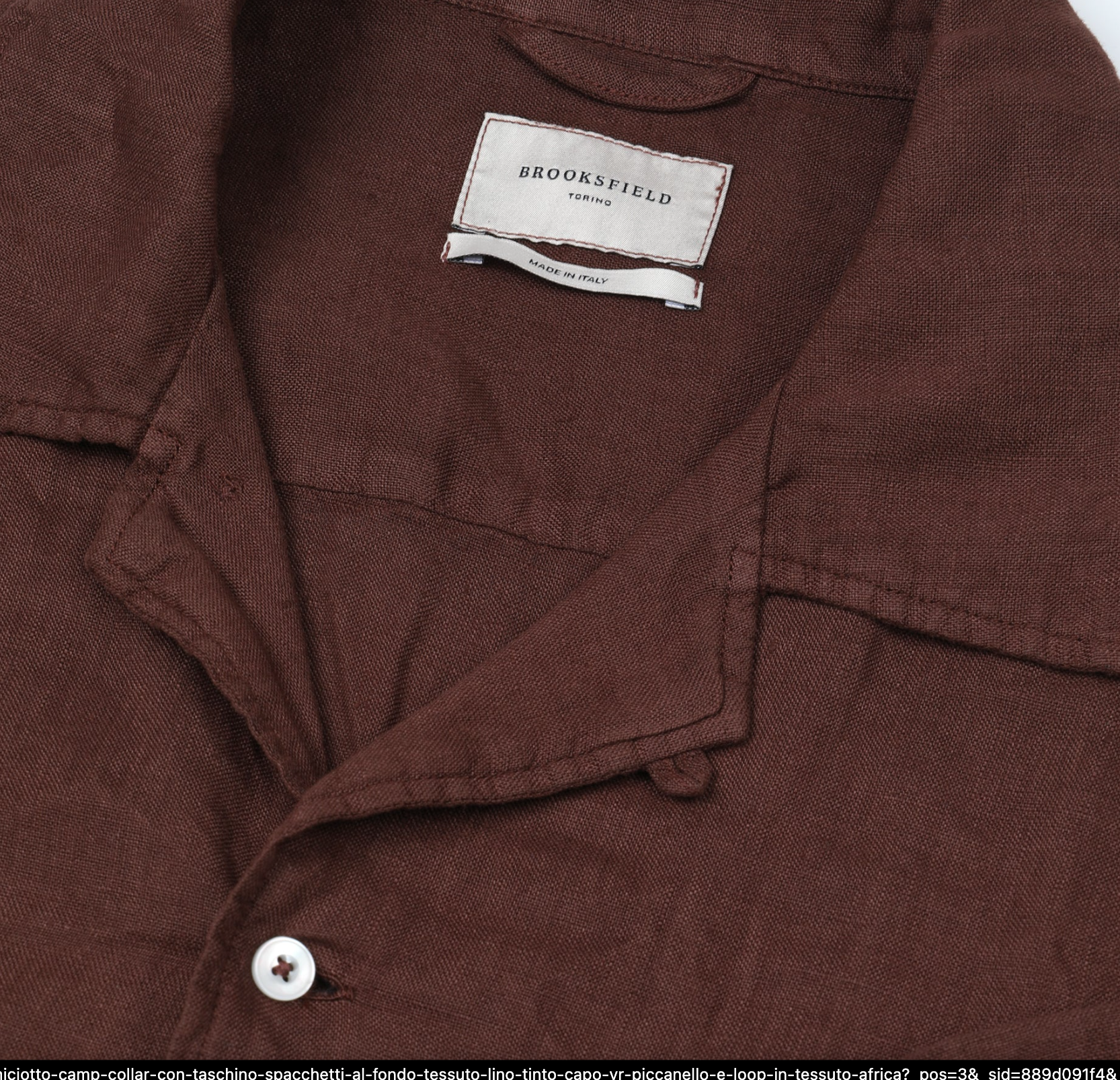 BROOKSFIELD CAMICIA CAMP COLLAR