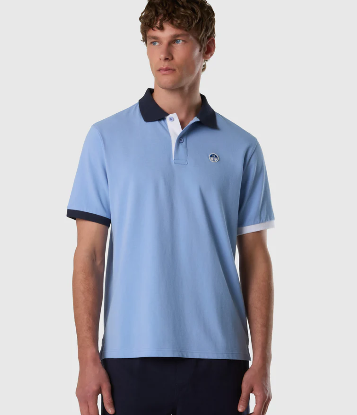NORTH SAILS POLO CON DETTAGLI A CONTRASTO