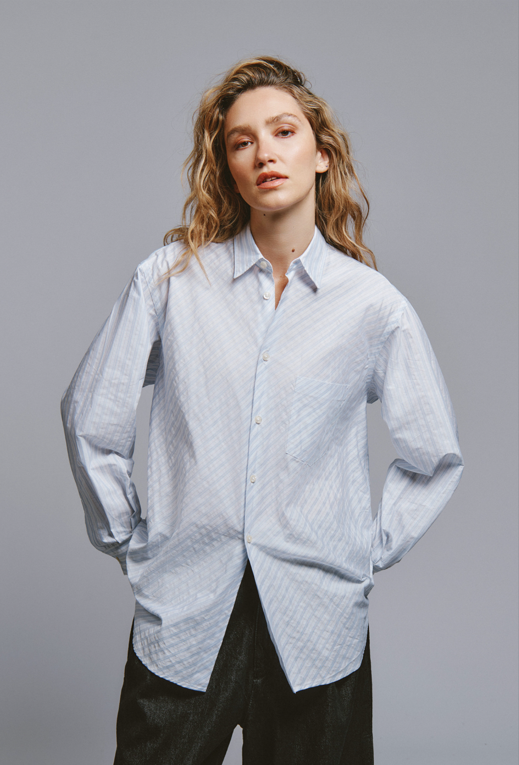 ROY ROGERS CAMICIA GARÇON A RIGHE