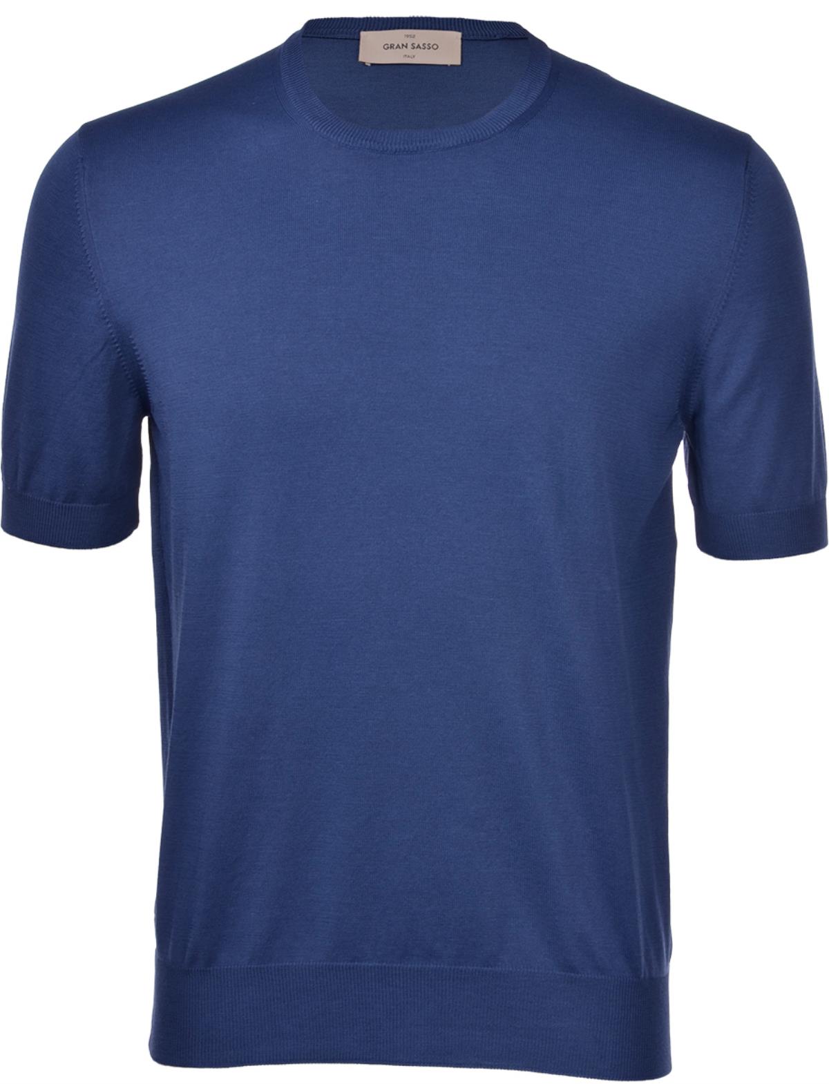 MAGLIA GIROCOLLO IN COTONE WASHED