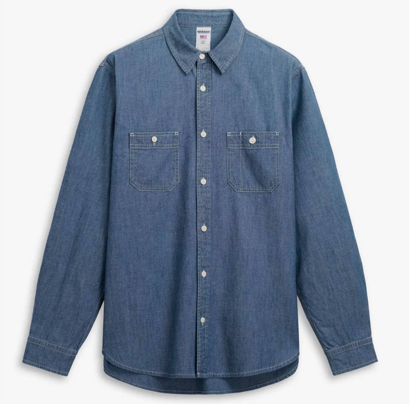 SEBAGO CAMICIA SHEETBEND CHAMBRAY