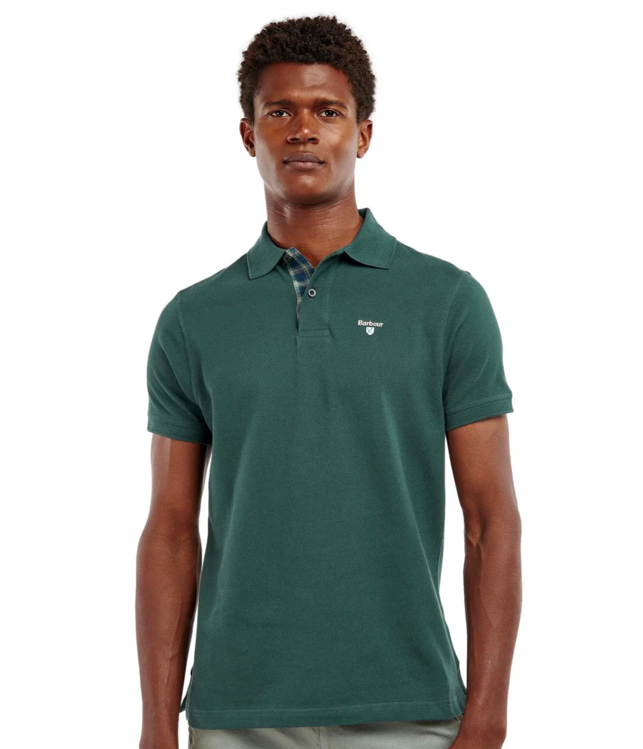 TARTAN PIQUE POLO