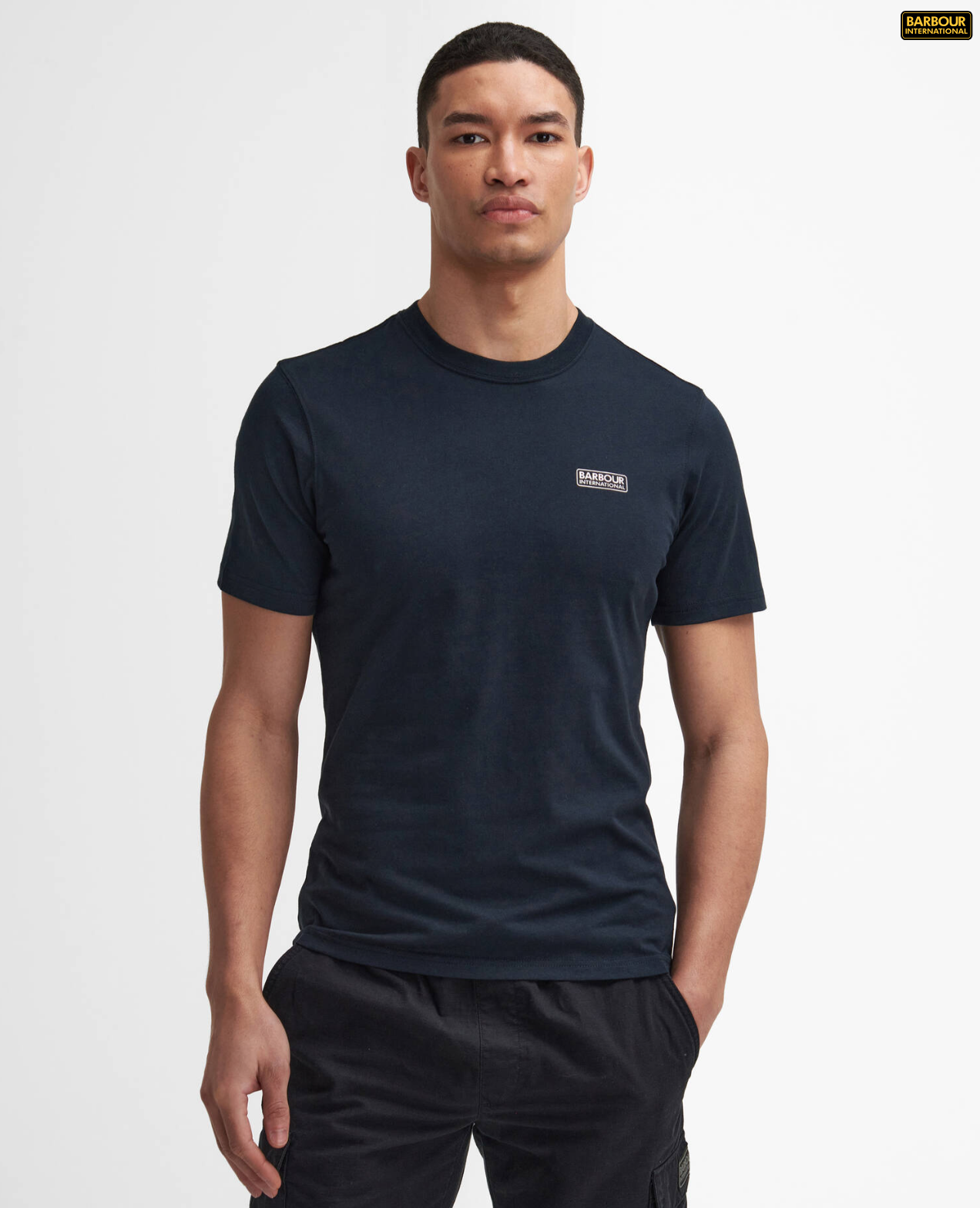 BARBOUR INTERNATIONAL T-SHIRT SMALL LOGO