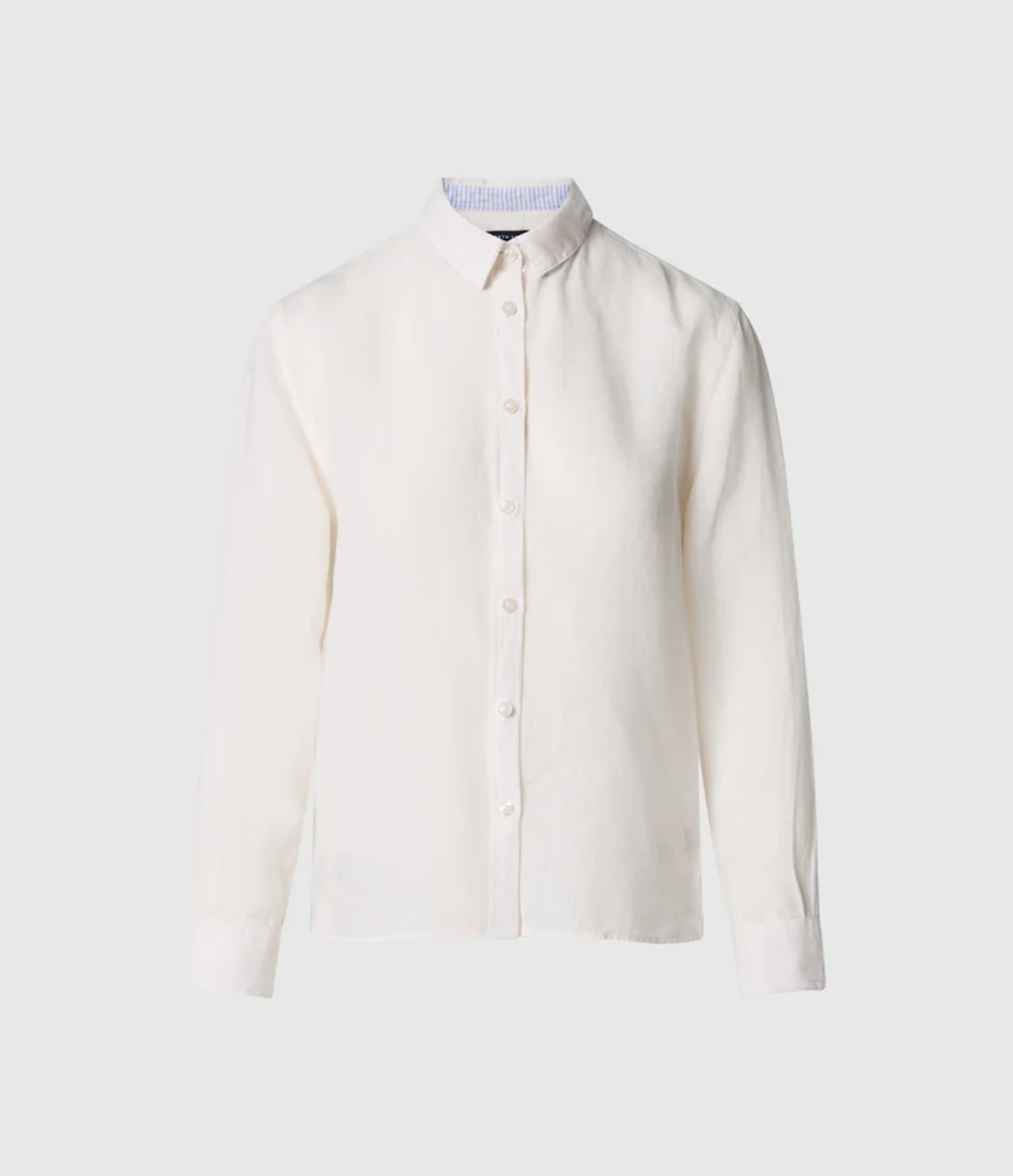 NORTH SAILS CAMICIA IN LINO CON LOGO RICAMATO