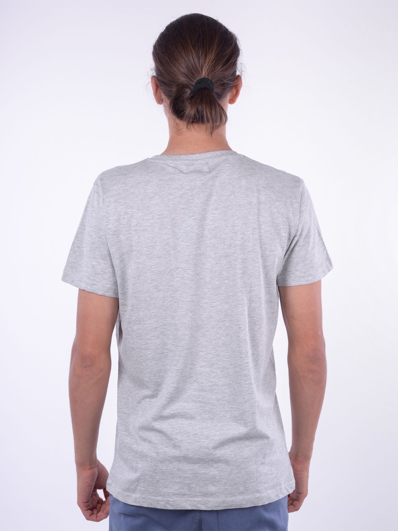 Cityone Maglietta Uomo Linköping 'Wait For Me' – Grigio Chiazzato, 100% Cotone, Taglie Forti Fino A 5XL, Stampata Con Inchiostri Ecologici - 2