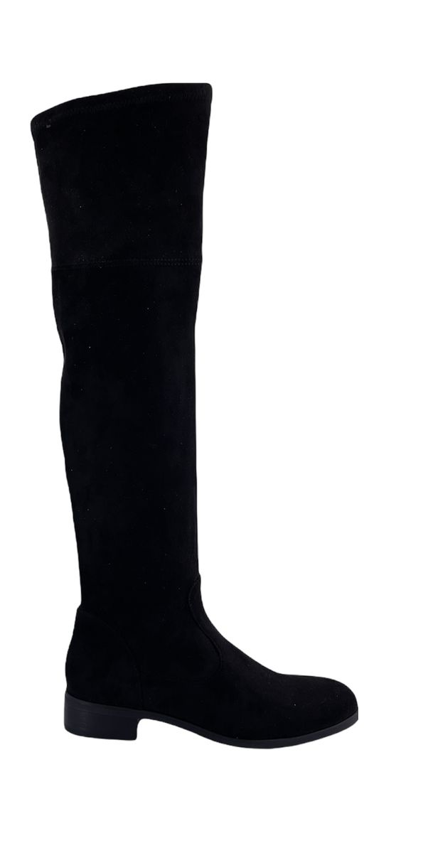 UMA PARKER STIVALE ALTO IN CAMOSCIO ELASTICIZZATO