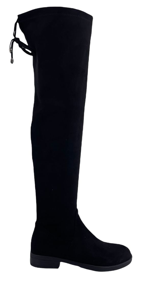 UMA PARKER STIVALE ALTO IN CAMOSCIO ELASTICIZZATO