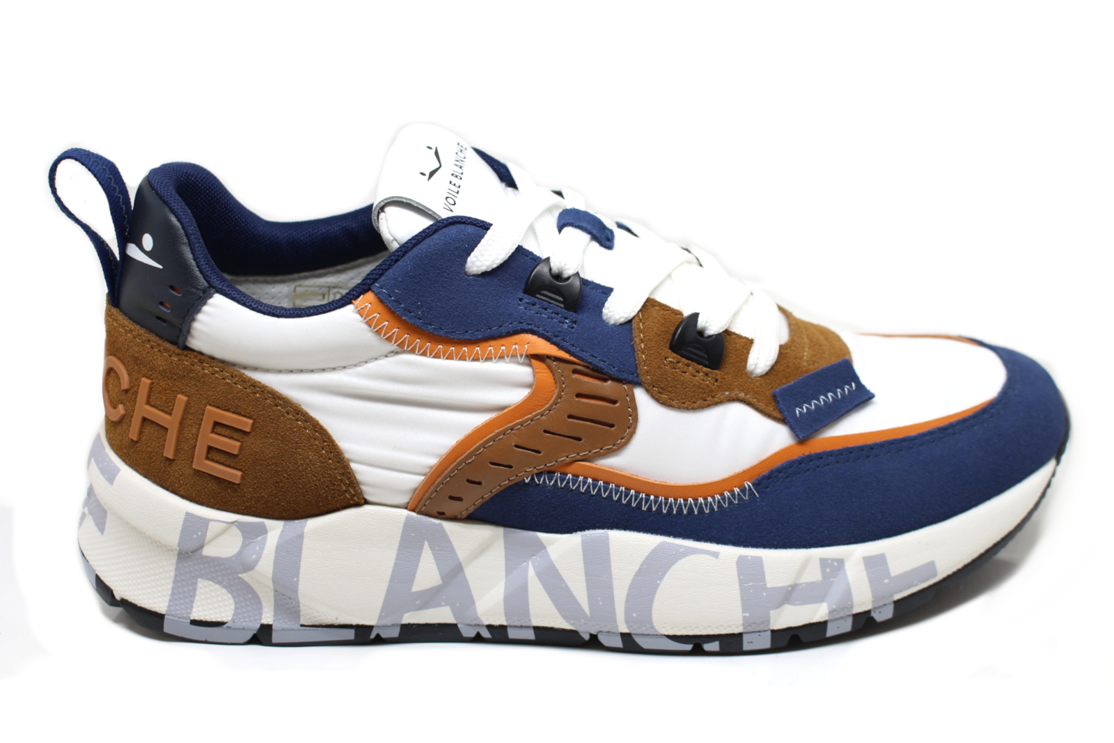 靴 VOILE BLANCHE CLUB01 40 Voile Blanche sneaker Club01 7465 anthracite cognac ai24