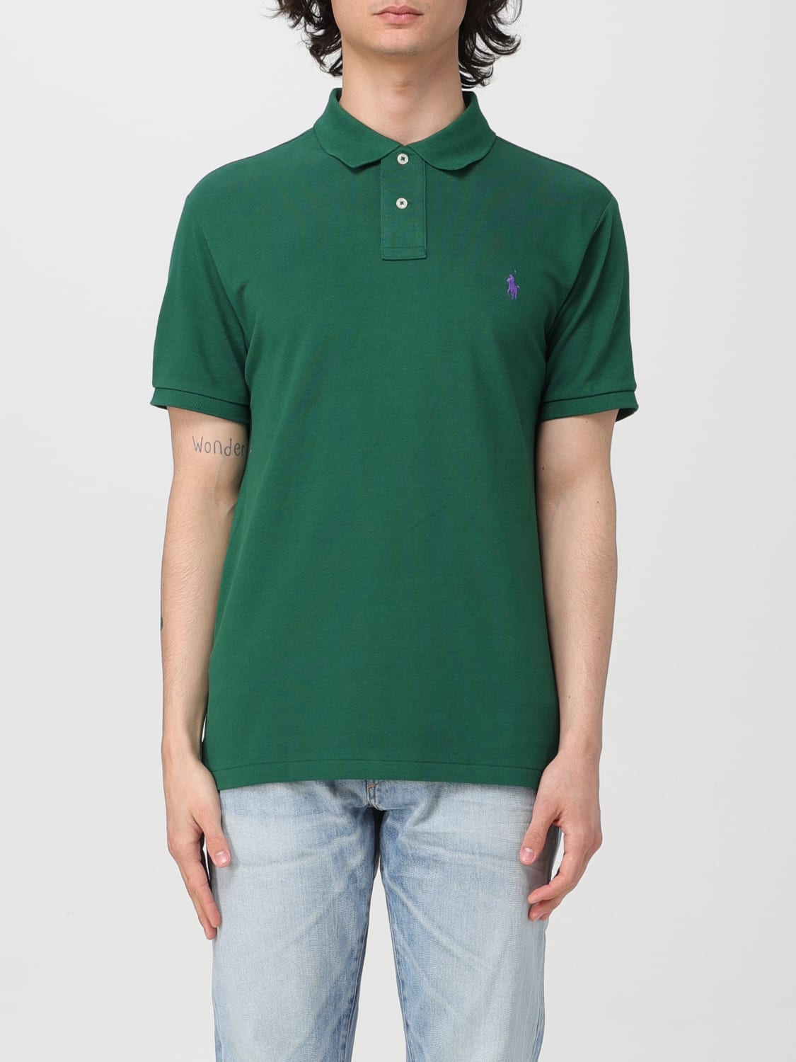 Polo Ralph Lauren Polo Mm Slim In Cotone