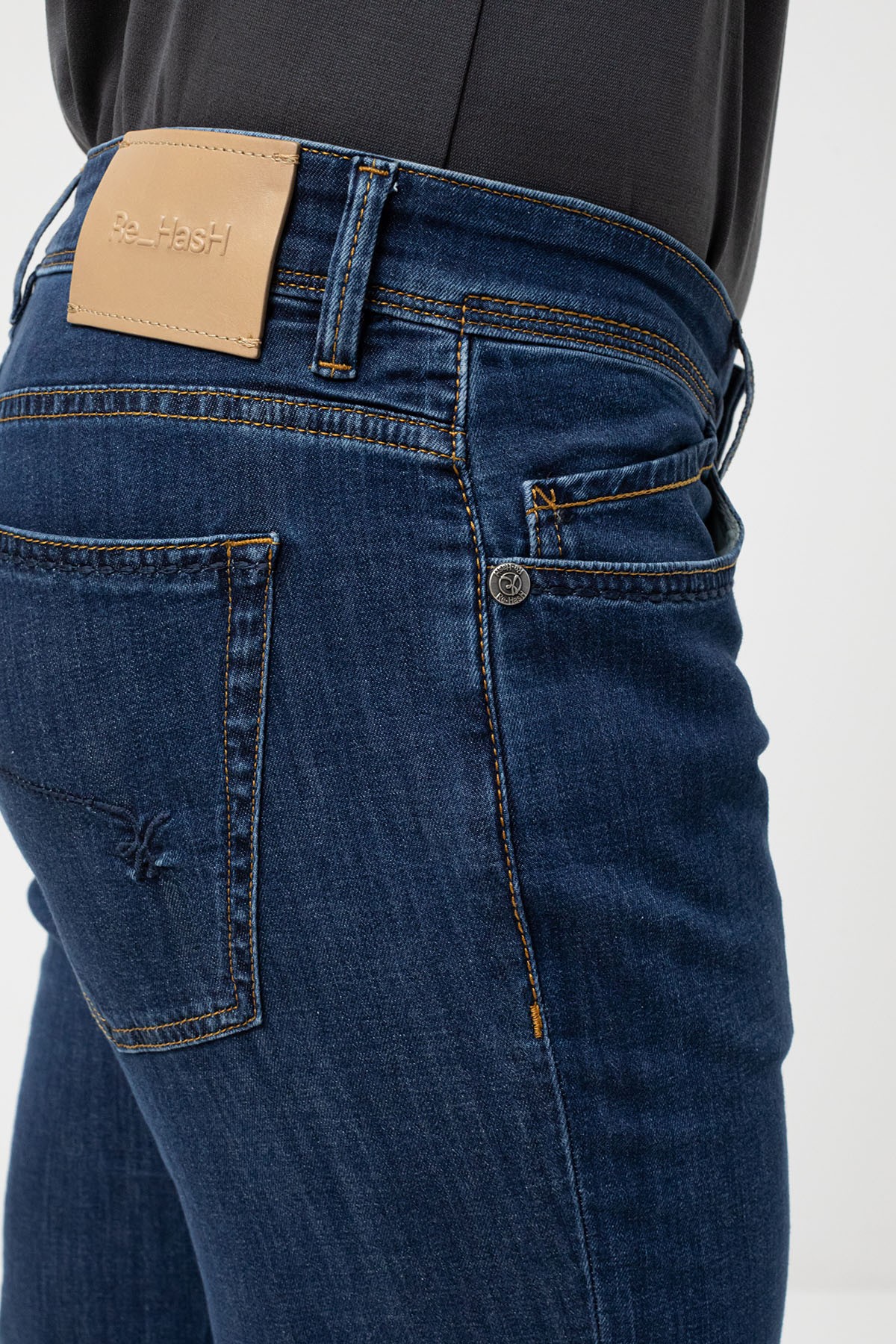 Denim Pantaloni Uomo Re Hash Green Trousers Re Hash Pantaloni Uomo