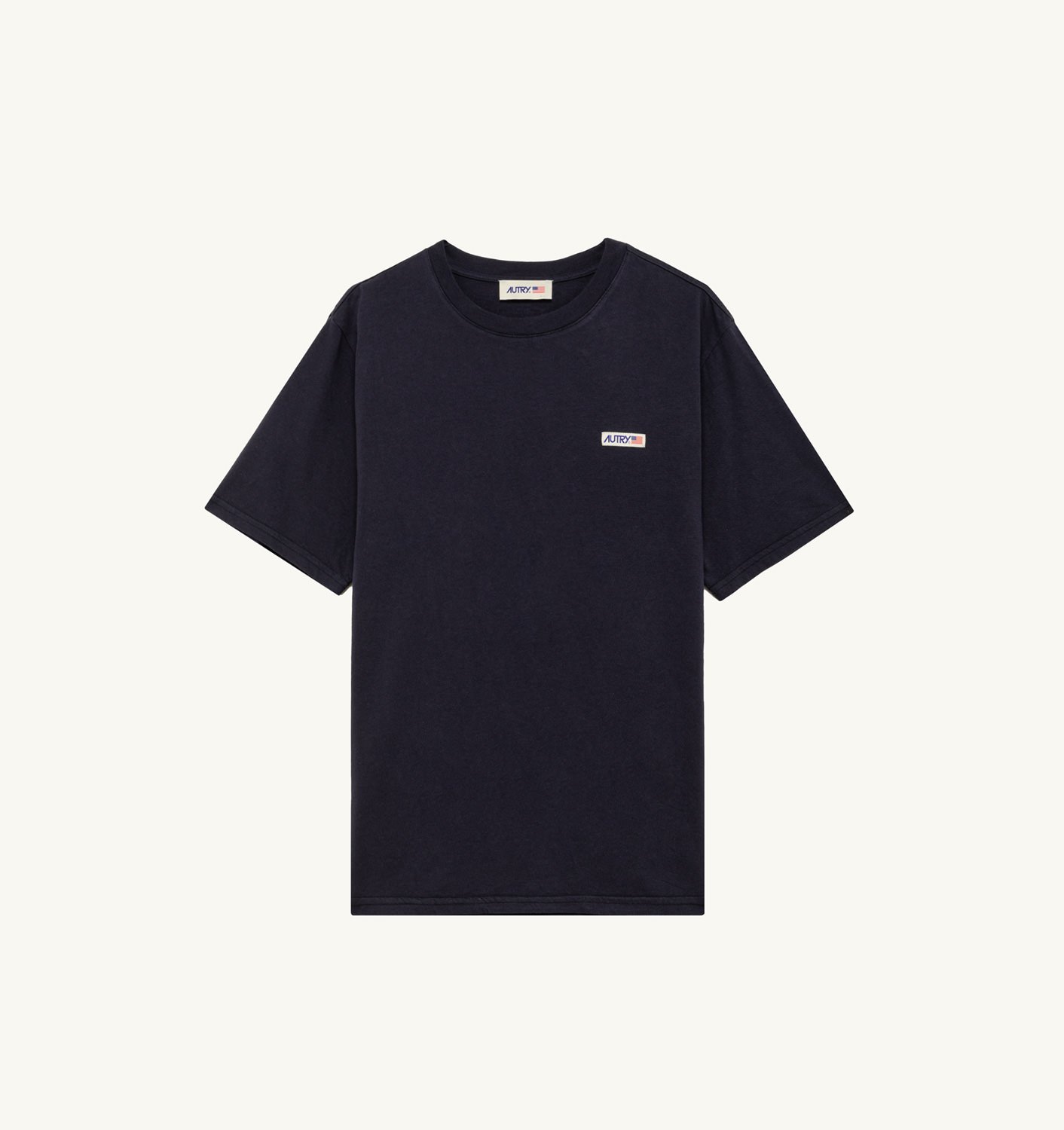 Autry T-shirt In Cotone Label Per Il Tempo Libero