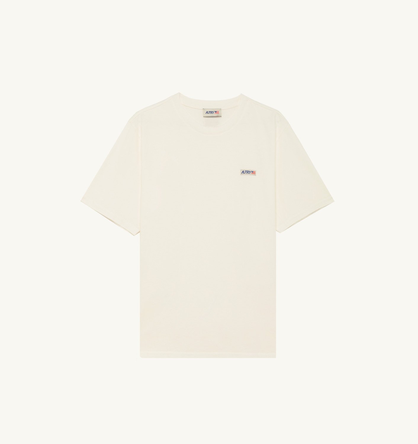 Autry T-shirt In Cotone Label Per Il Tempo Libero
