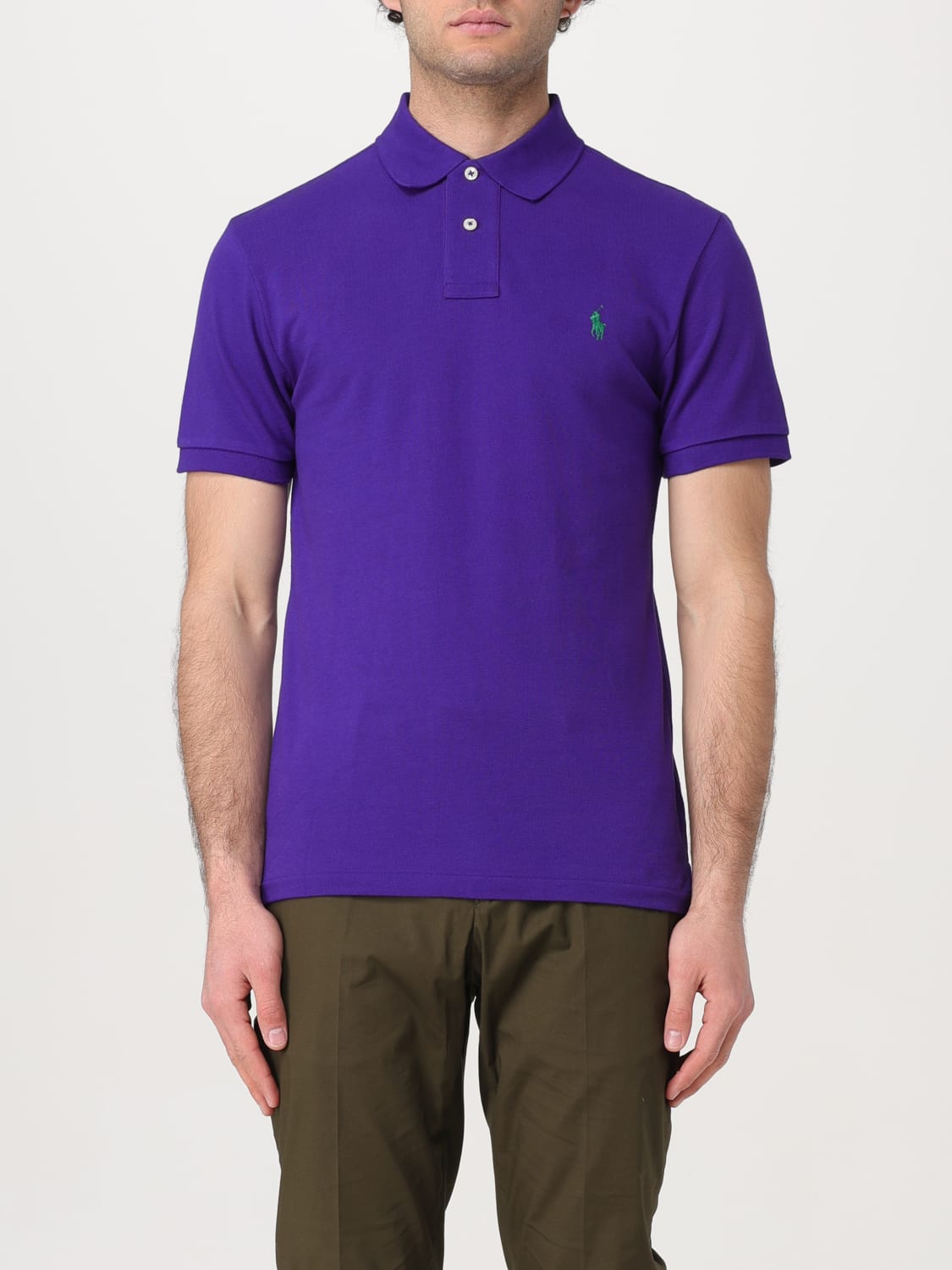 Polo Ralph Lauren Polo Mm Slim In Cotone