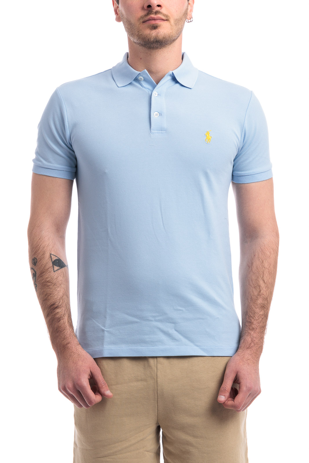 Polo Ralph Lauren Polo Mm Slim In Cotone Stretch
