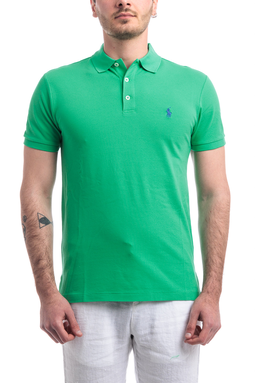 Polo Ralph Lauren Polo Mm Slim In Cotone Stretch