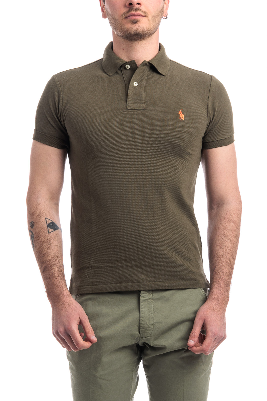 Polo Ralph Lauren Polo Mm Slim In Cotone