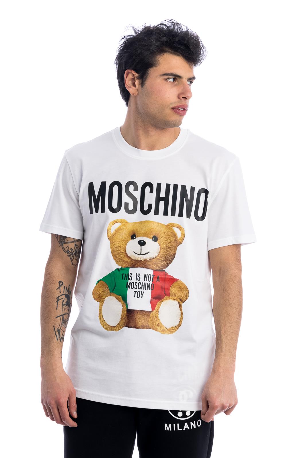 0V07202040_TSHIRT_MOSCHINO_BIA 0V07202040_TSHIRT_MOSCHINO_BIA