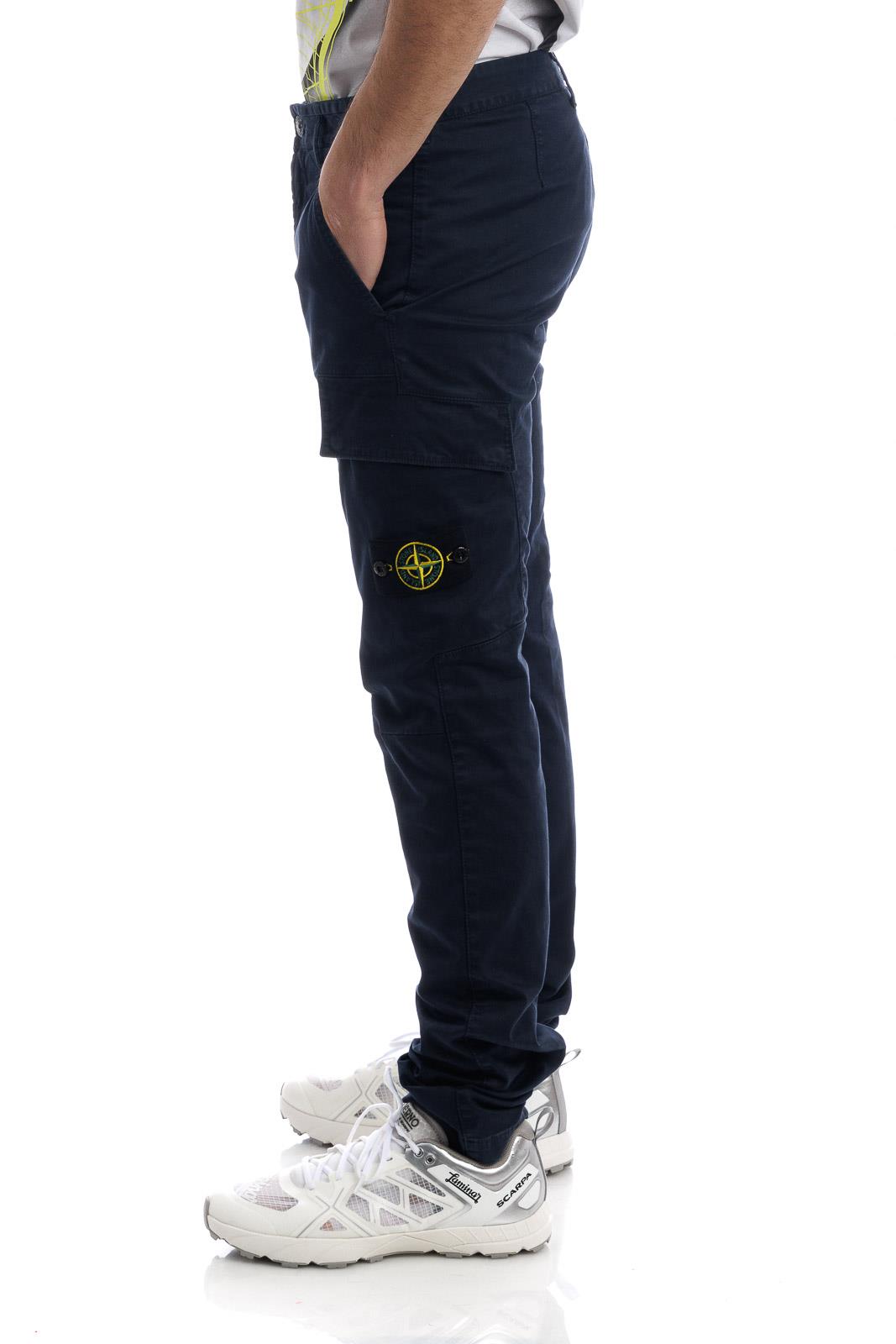 STONE ISLAND◆PANTALONE REGULAR TAPERED/ボトム/32/コットン/NVY/801531303// STONE ISLAND FW24 PANTALONE REGULAR TAPERED - Men\u0027s Clothing for Effortless  Style