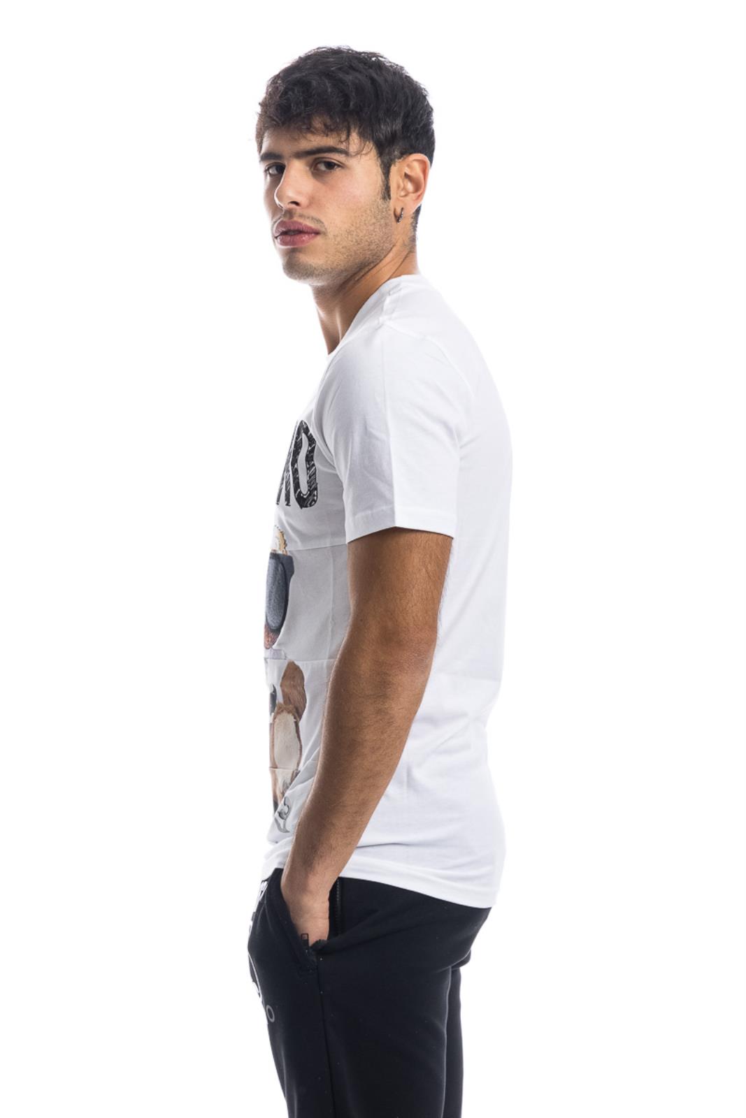 MOSCHINO T-SHIRT IN JERSEY DI COTONE