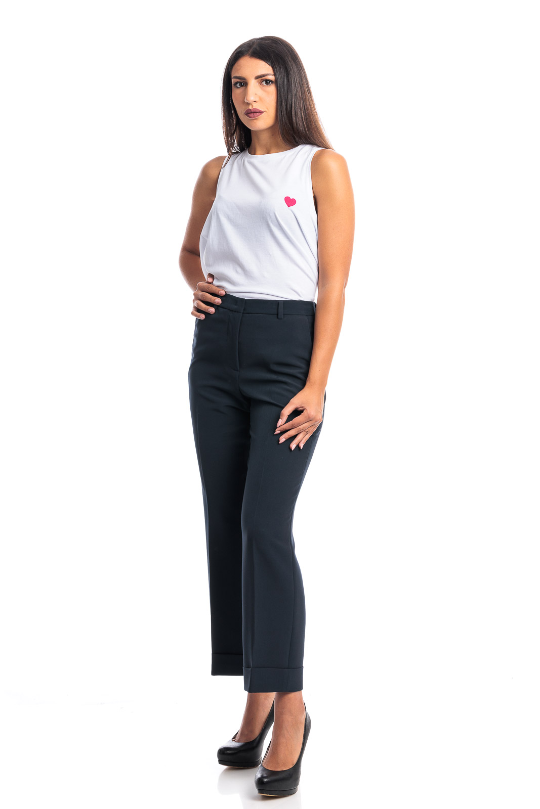 CAVALLI CLASS PANTALONE DONNA BIANCO - Foto 3
