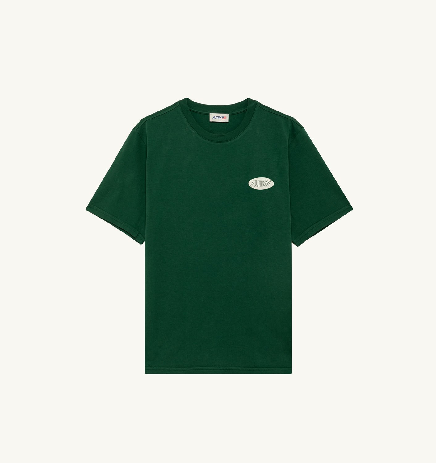 Autry T-shirt In Cotone Label Per Il Tempo Libero