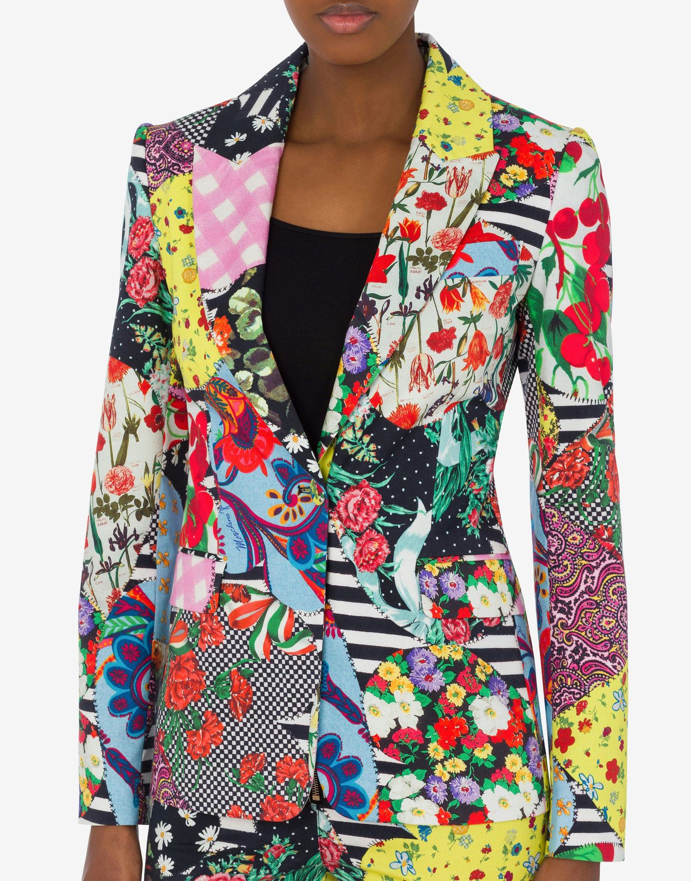 【アーカイブ】MOSCHINO JEANS 花柄 パッチワーク 転写 ジャケット アーカイブ】MOSCHINO JEANS 花柄 パッチワーク 転写 ジャケット