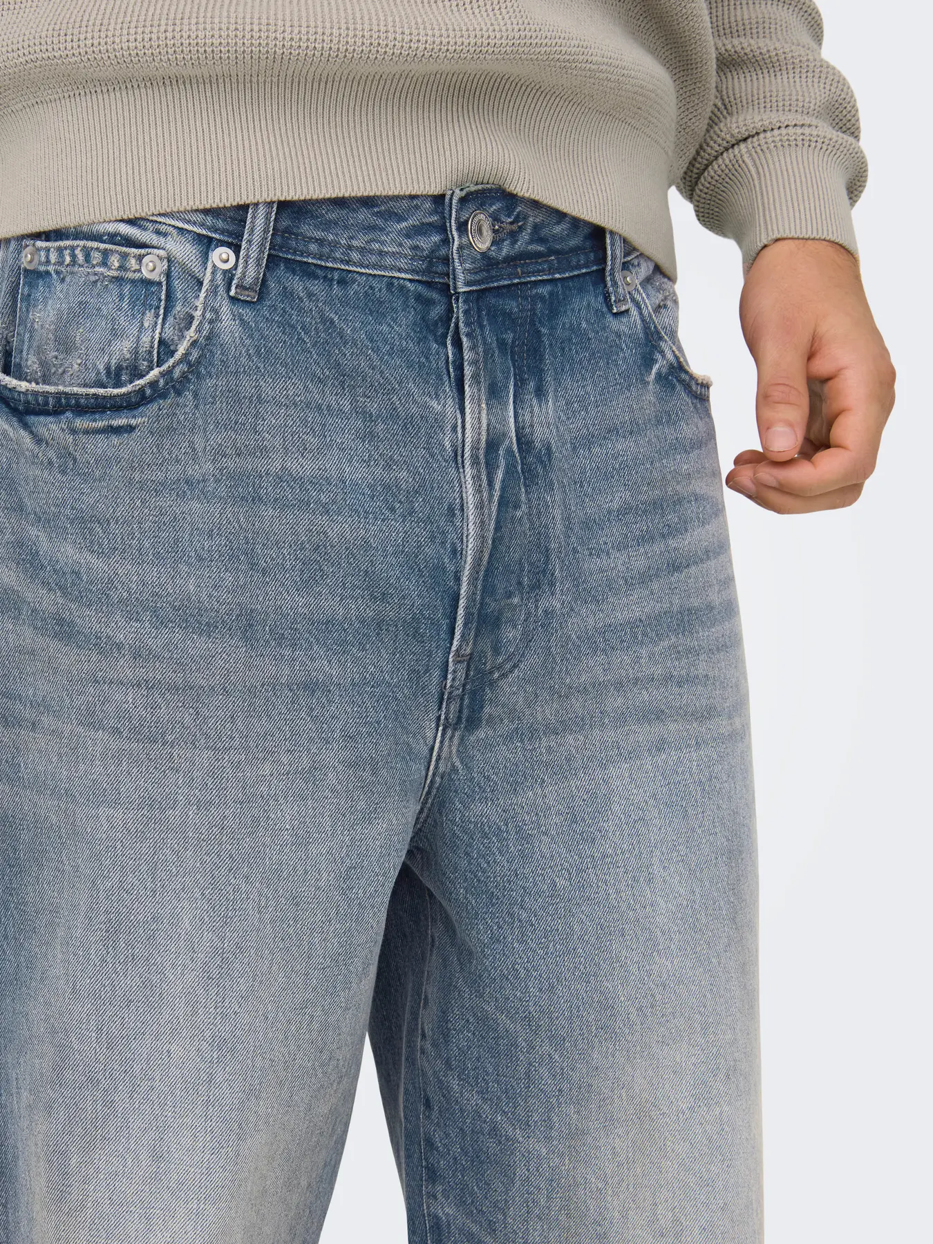 ONLY&SONS JEANS FADE B/GR.