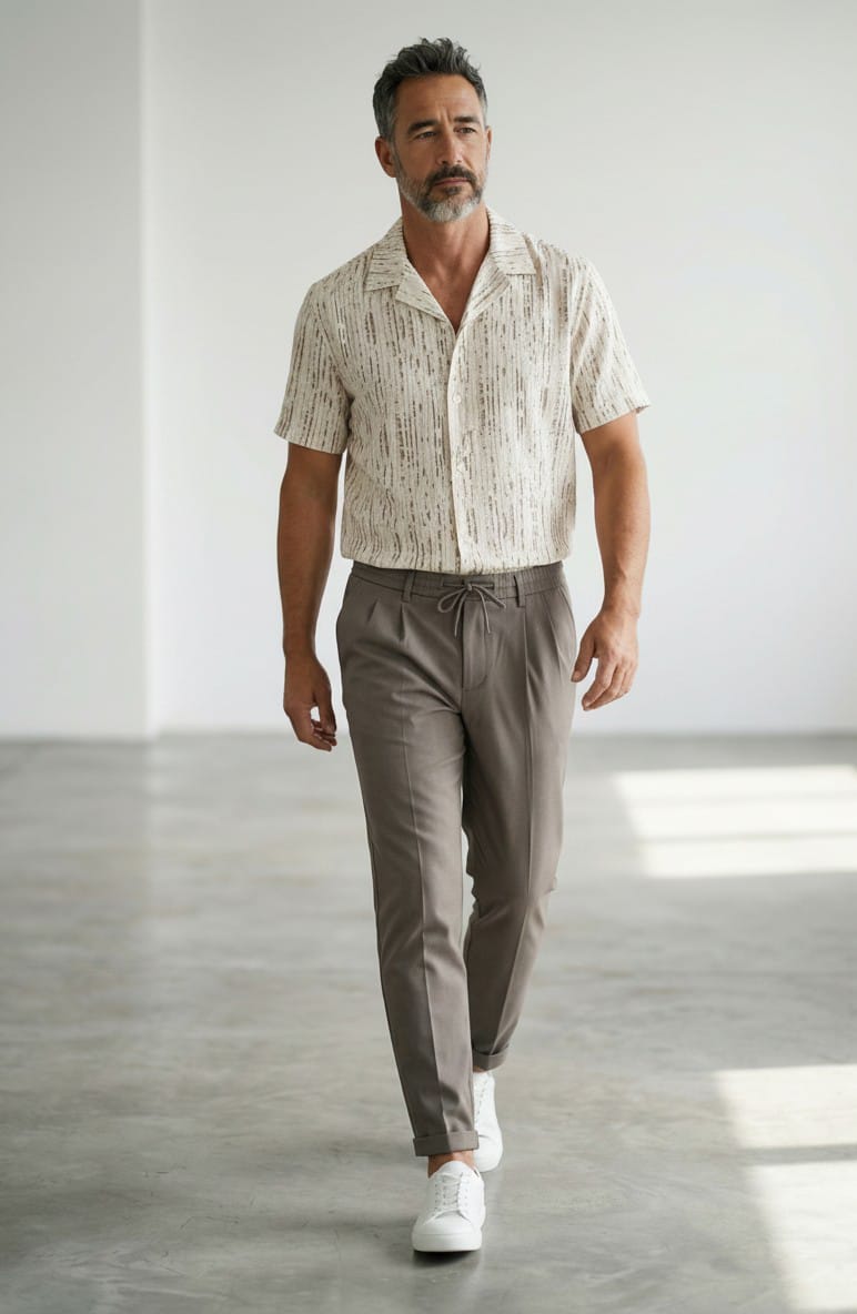 TELAMIRA CAMICIA HAWAII