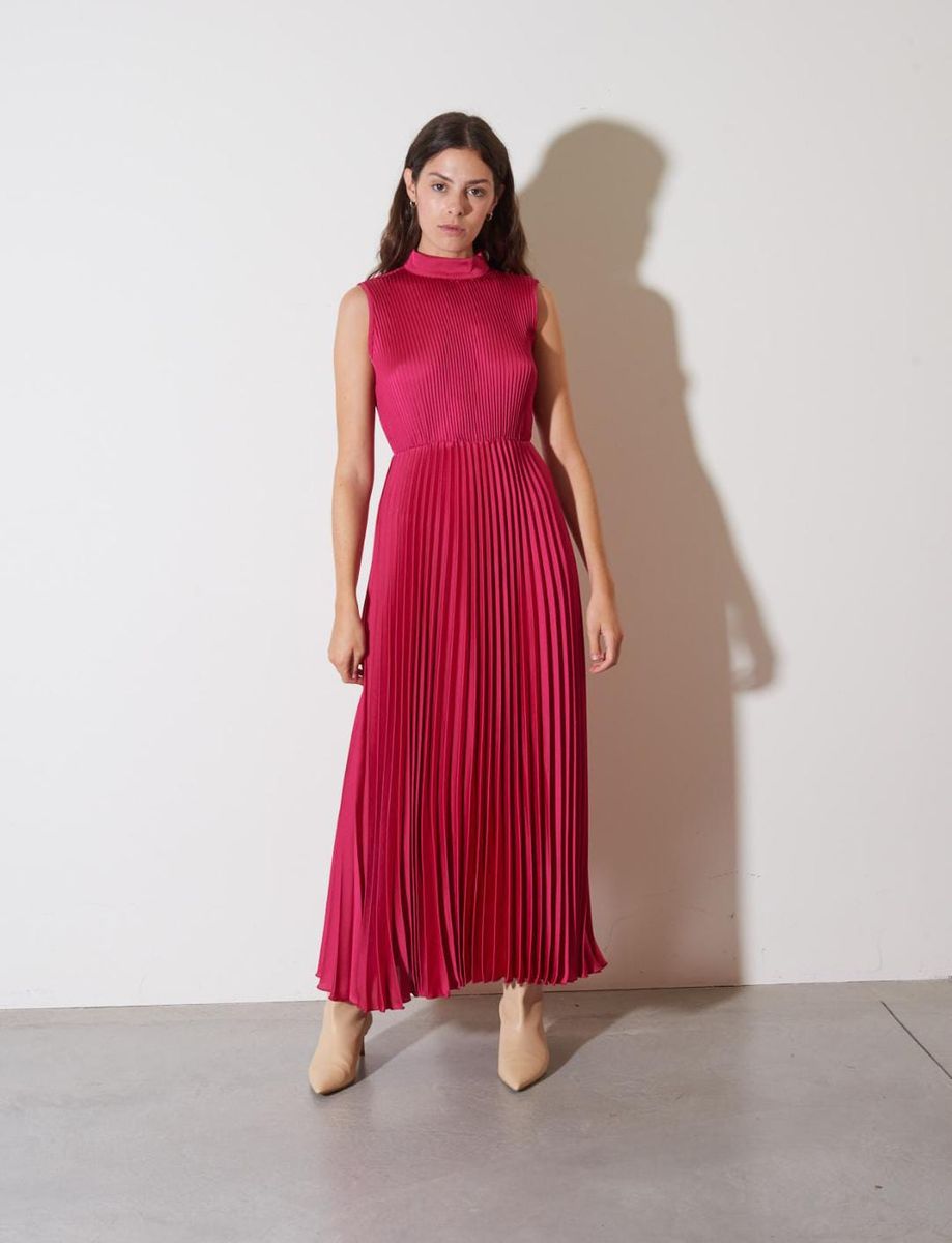 ANGELA DAVIS ABITO PLISSETTATO